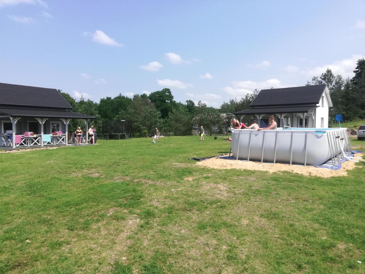 Agroturystyka całoroczne domki nad rzeką kajaki rowery klima basen full view 3
