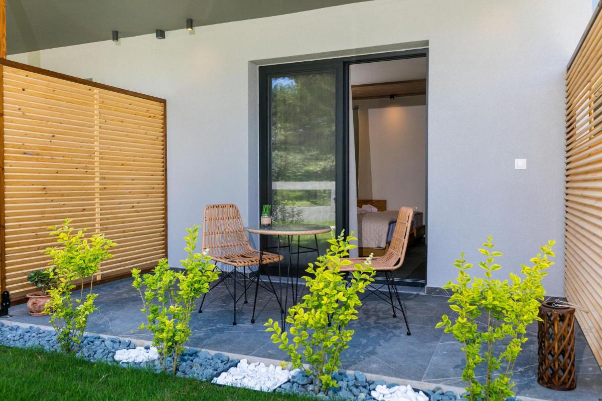 outdoor BBQ area