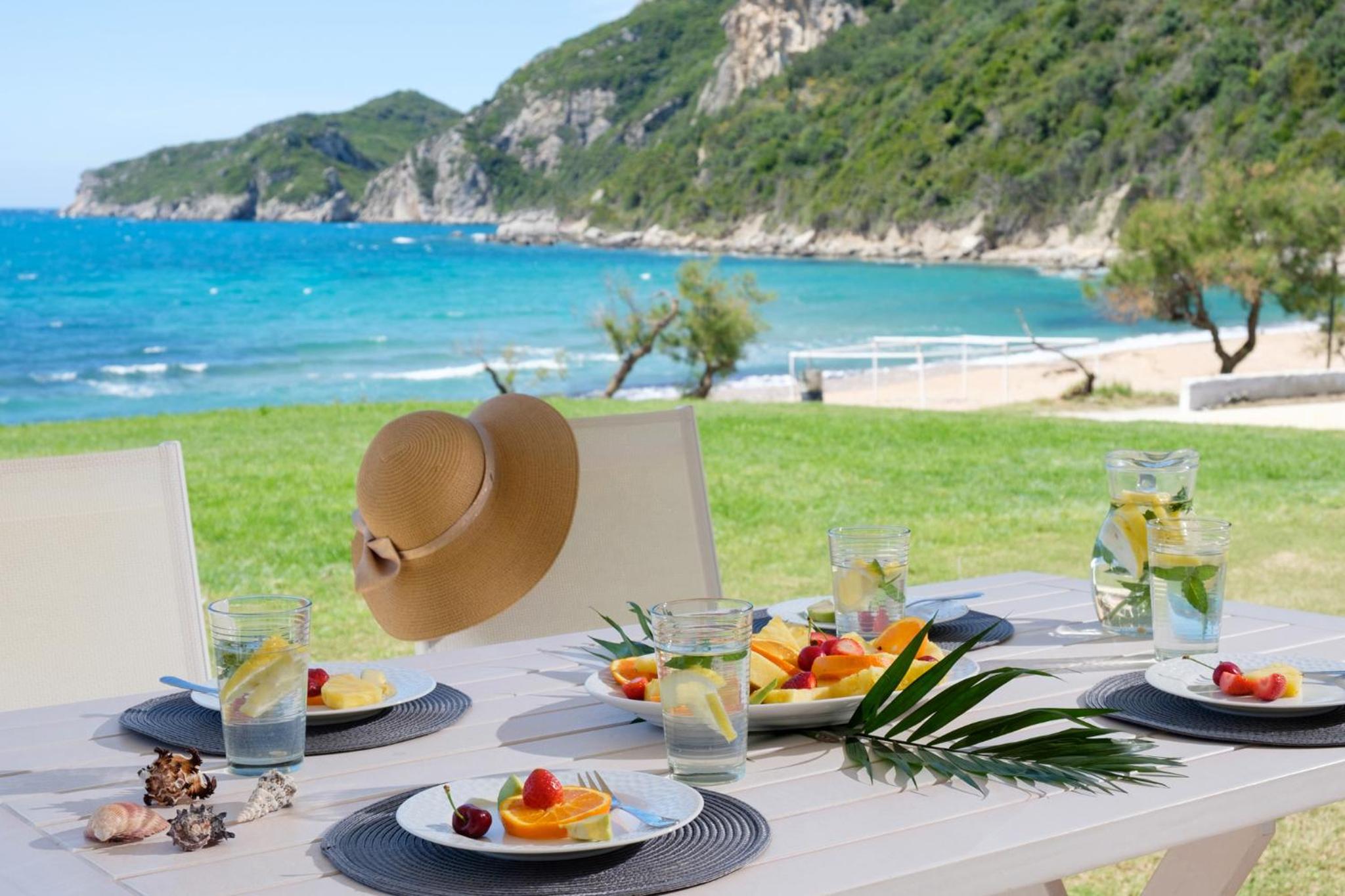 Armikes Beachfront Suites Afionas view 5