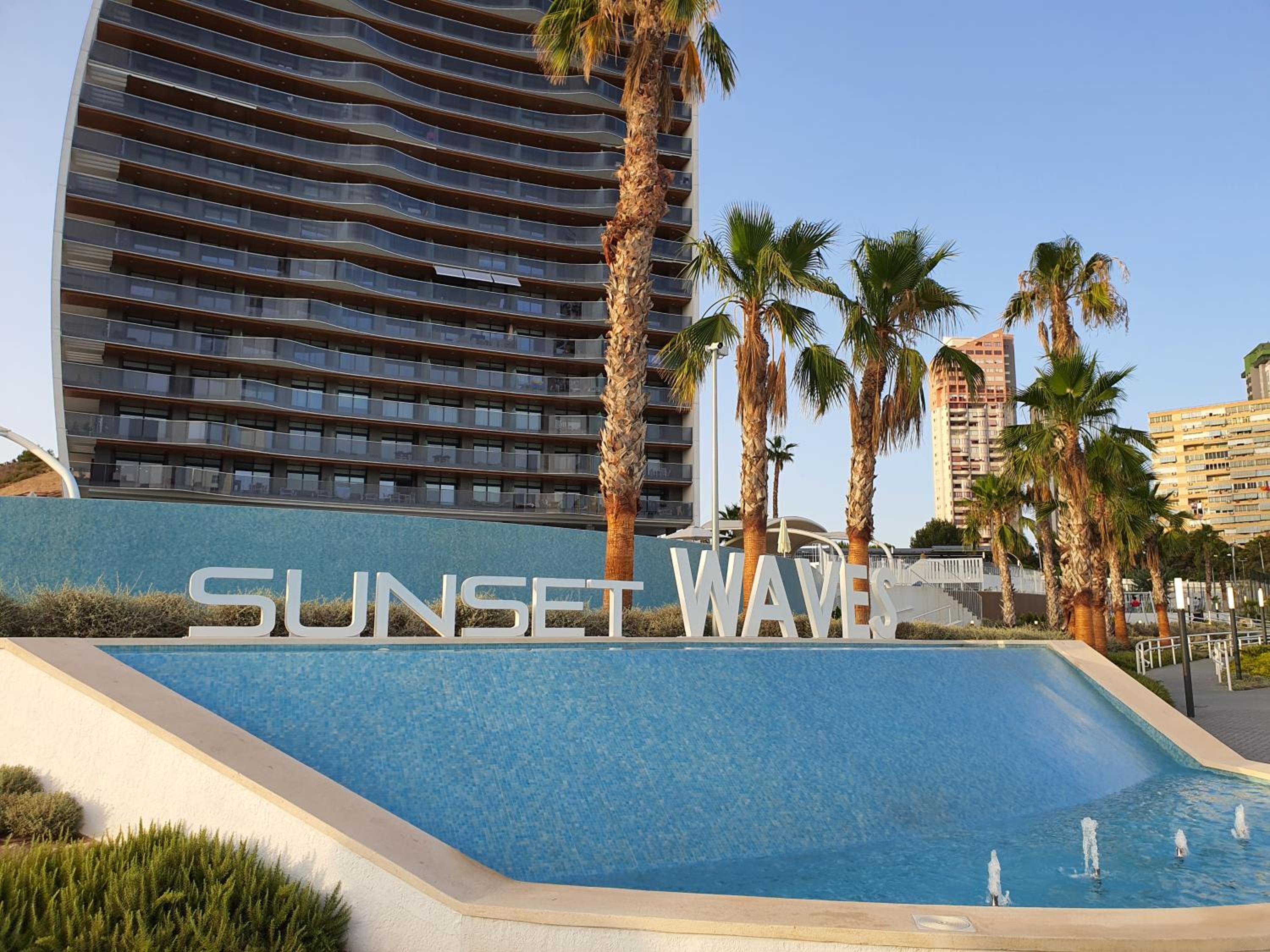 Sunset Waves Benidorm by KalmaRent