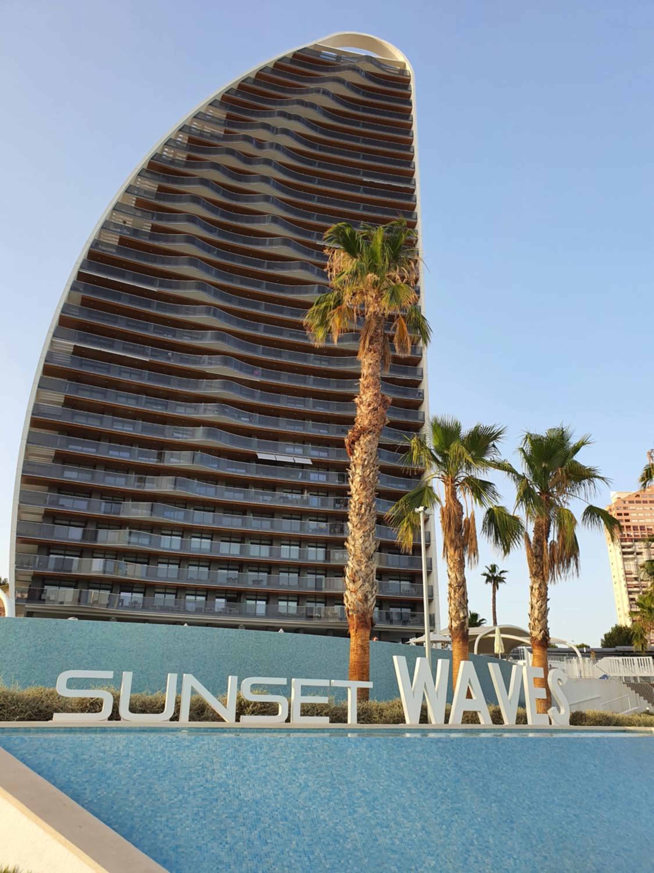 Sunset Waves Benidorm by KalmaRent