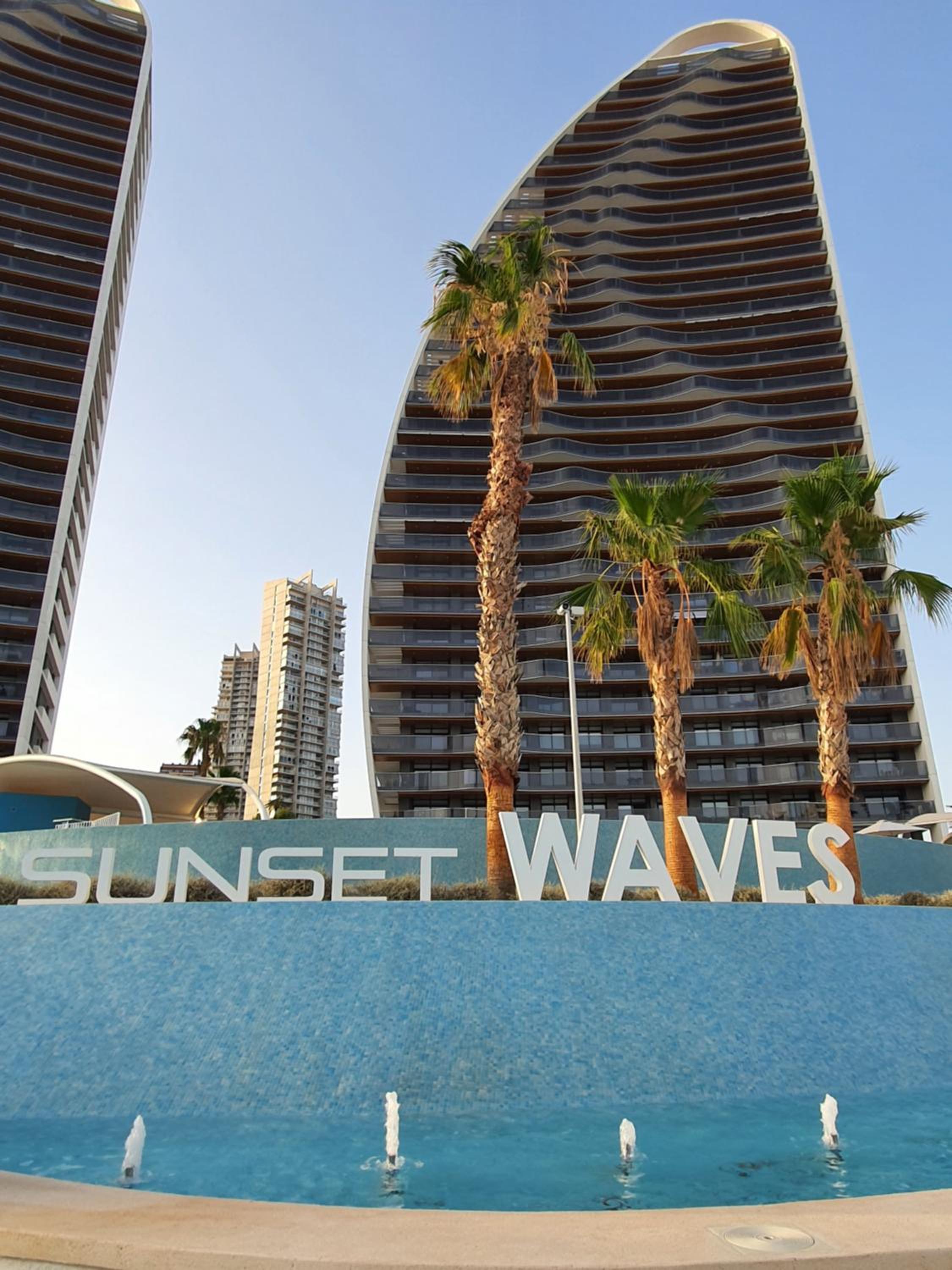 Sunset Waves Benidorm by KalmaRent