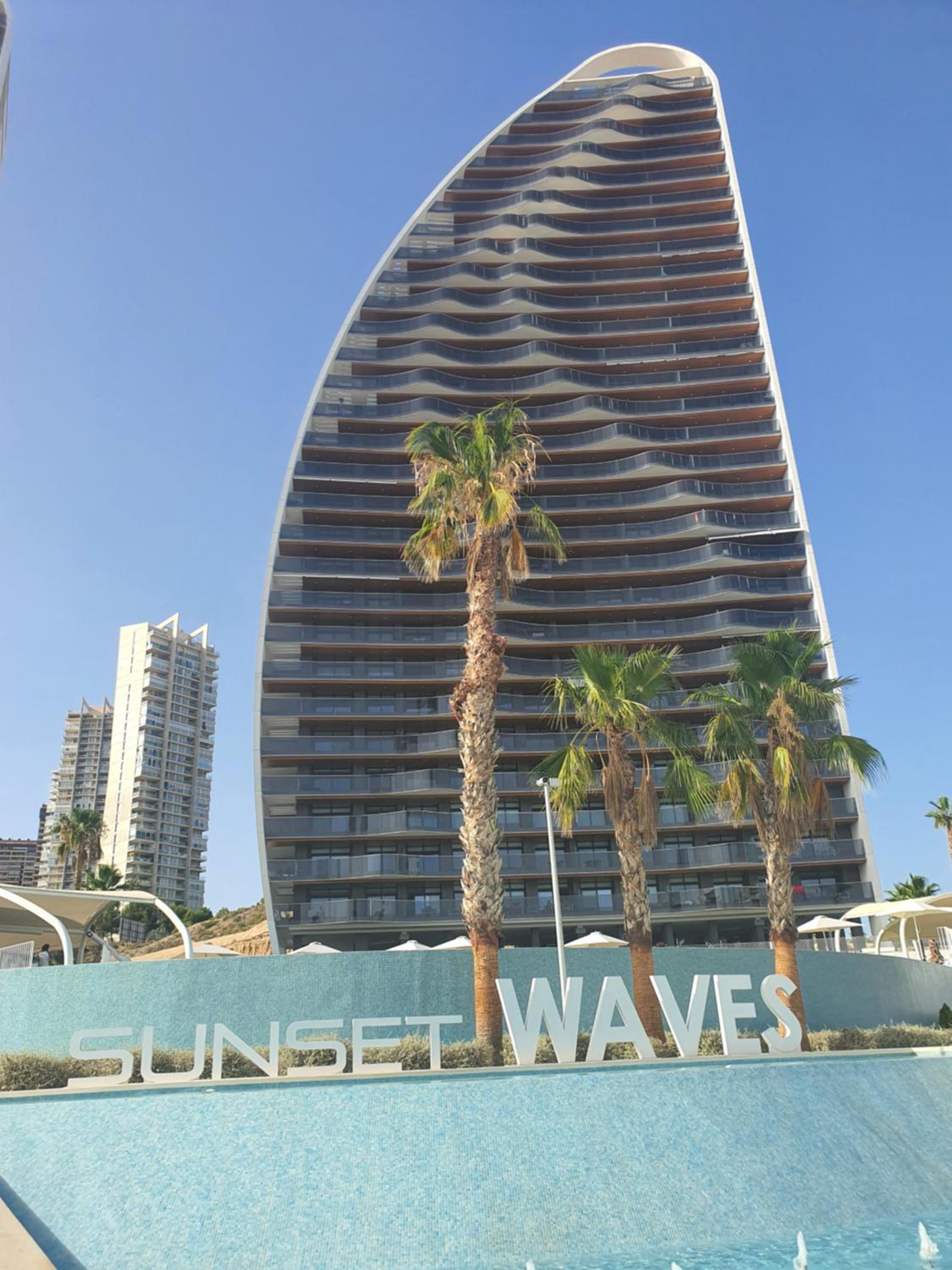 Sunset Waves Benidorm by KalmaRent