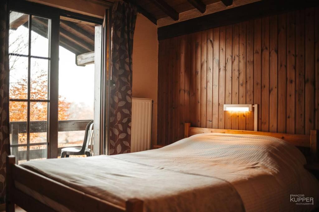 Le Grand Cerf 25 pers, Malmedy- Chalet rustique, jardin view 4