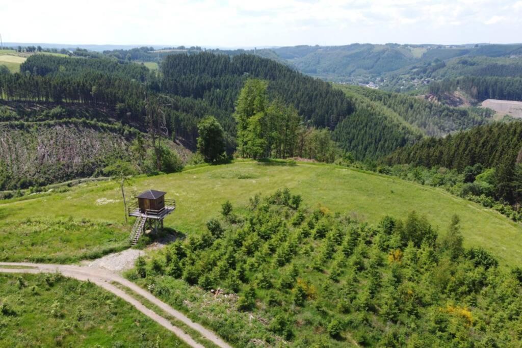 La Harde 31 pers Malmedy, vue, wellness, jardin