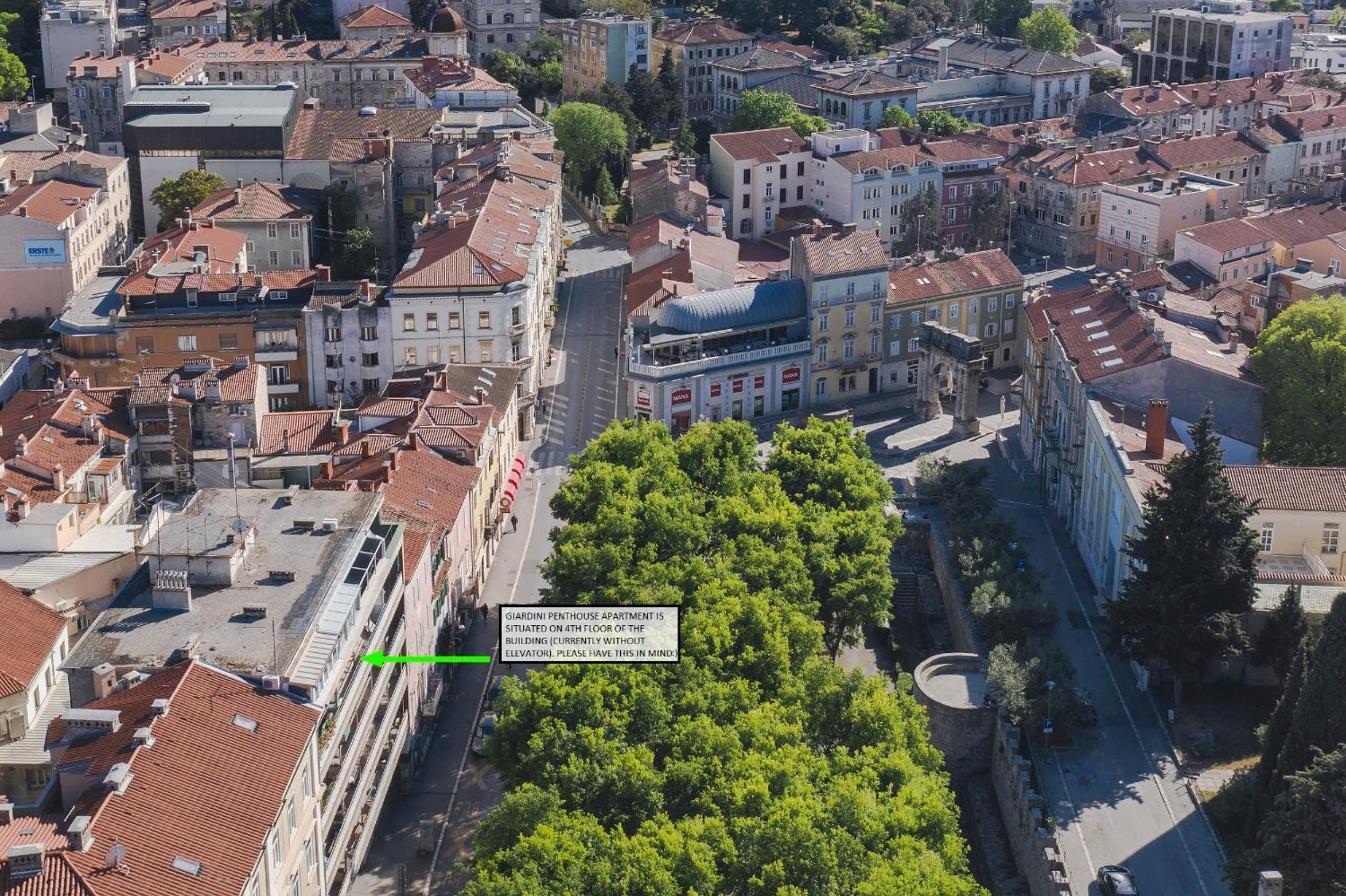 Hotel Giardini Penthouse apartment Pula - Image 1