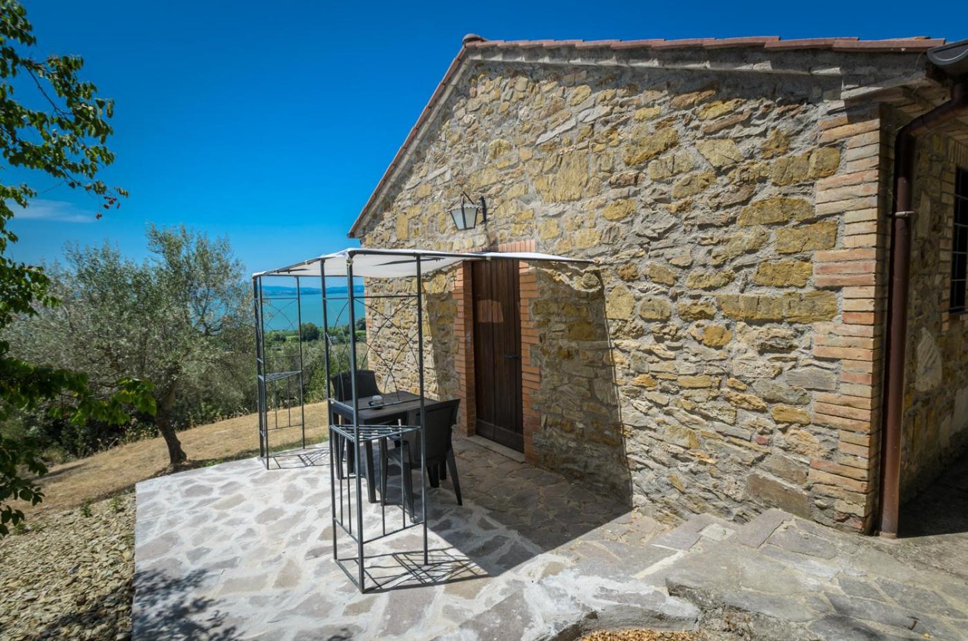 outdoor BBQ area