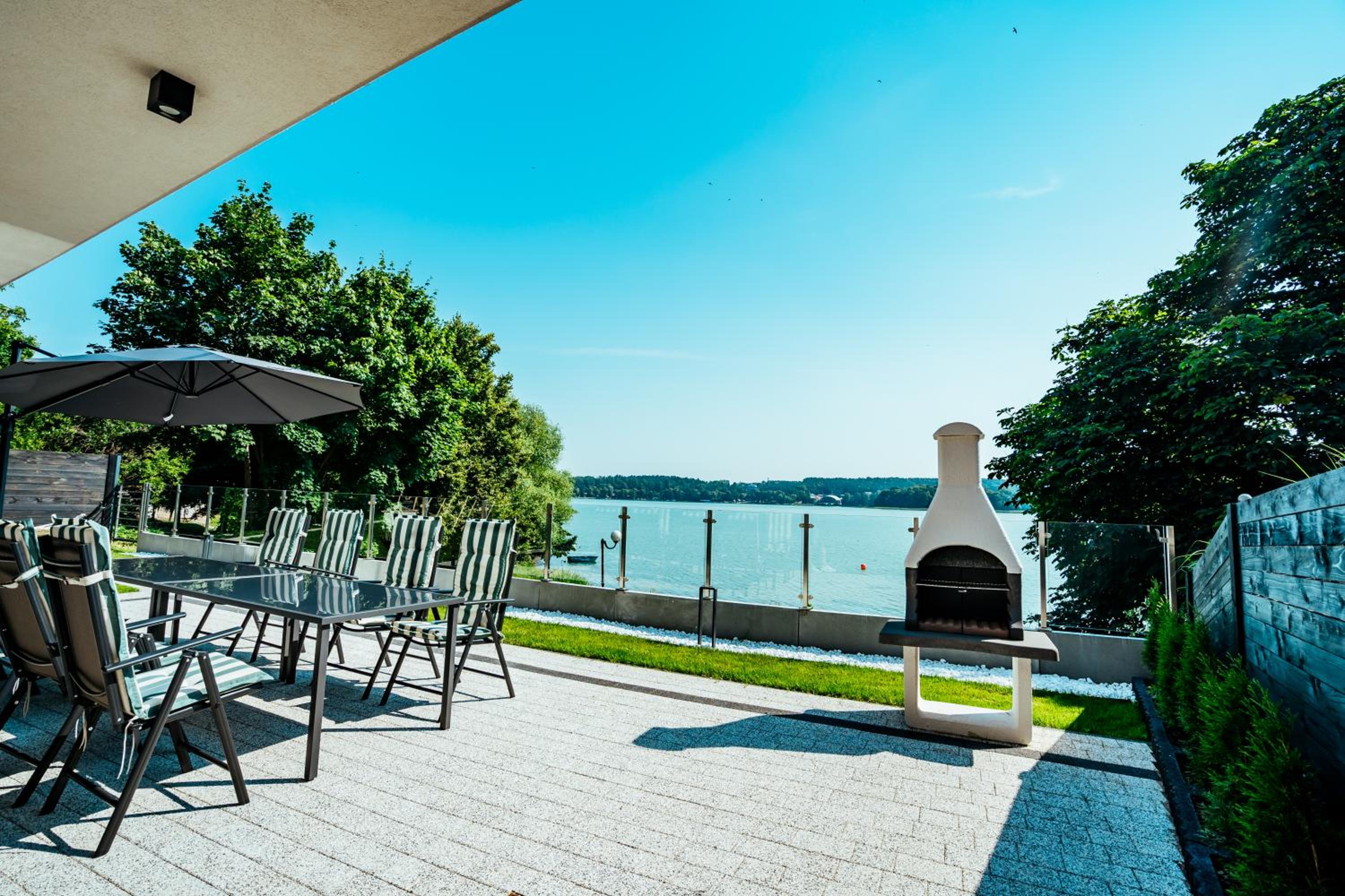 outdoor BBQ area