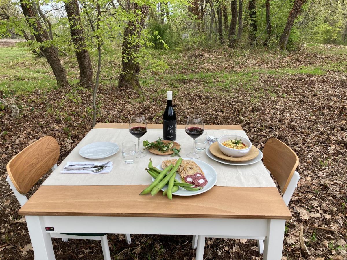 outdoor BBQ area