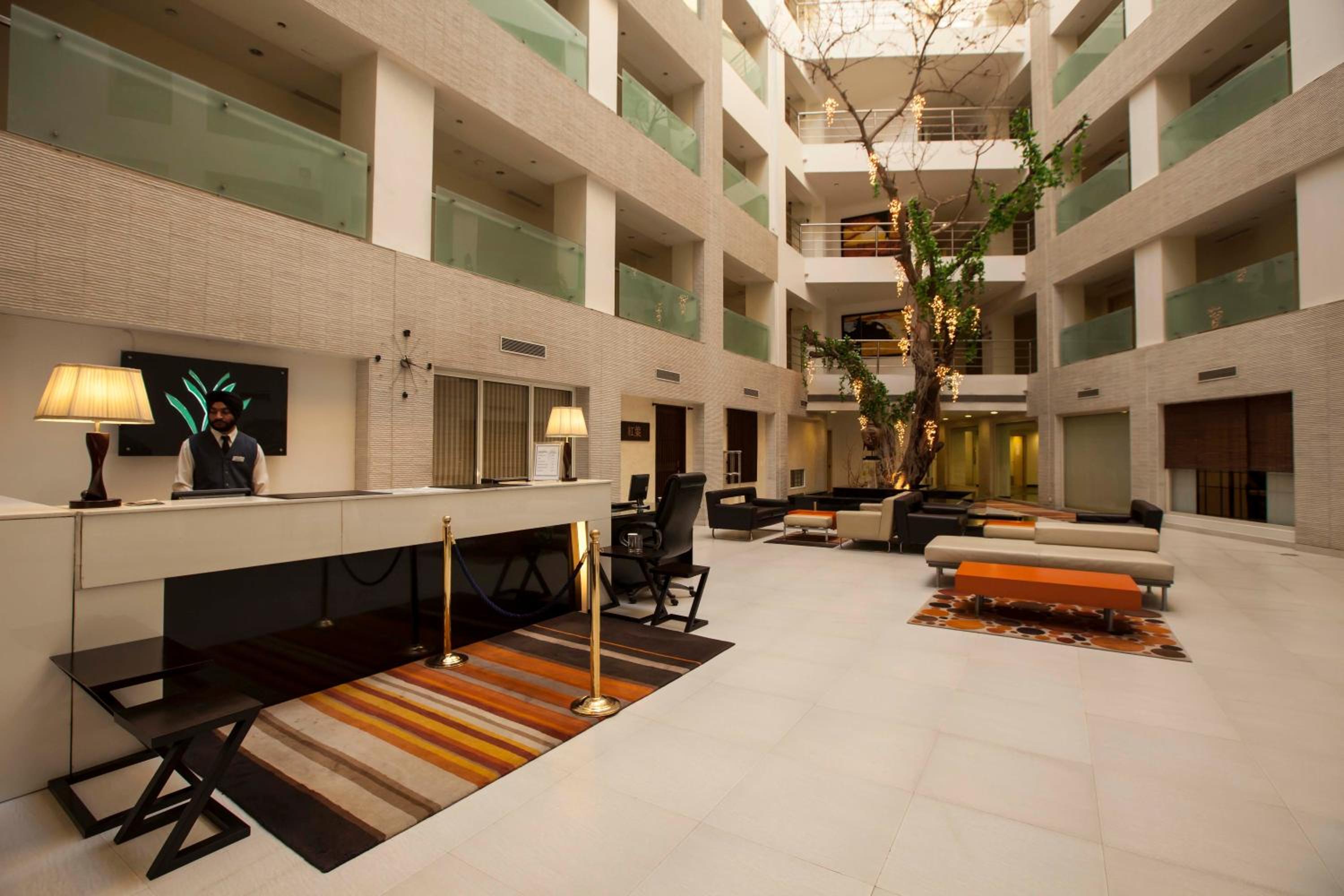 hotel reception