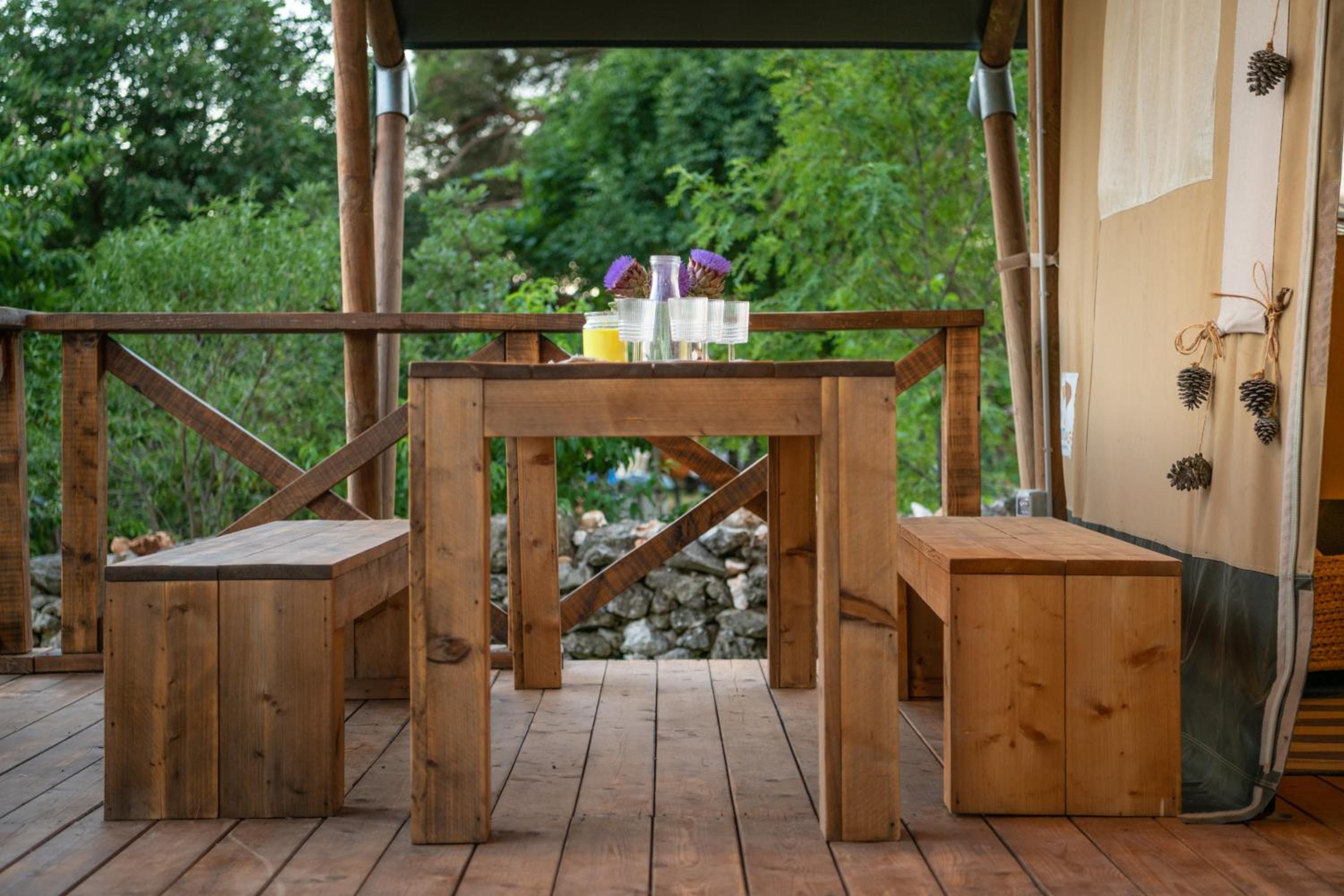 Glamping tent Bor view 5