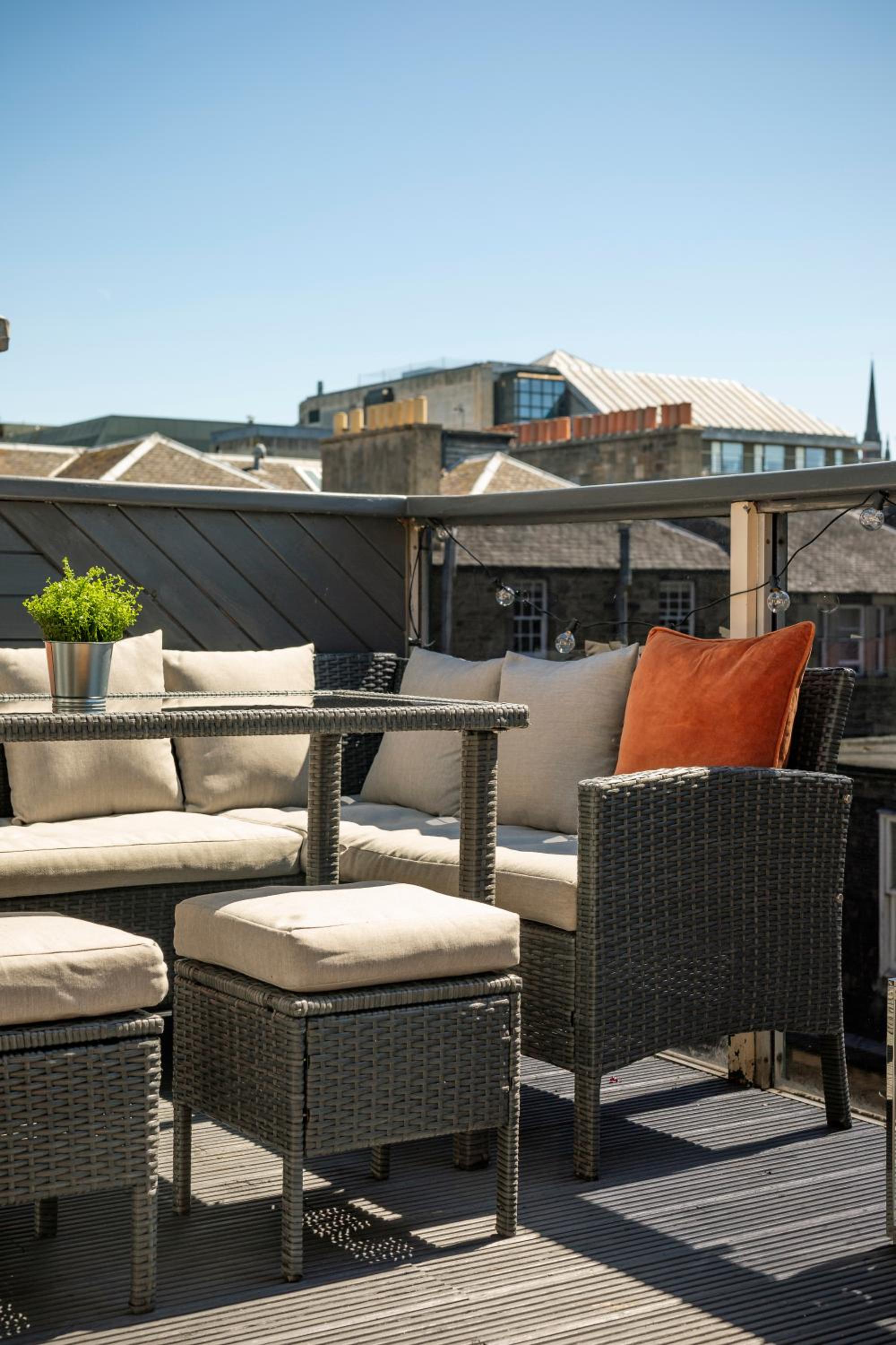 The Edinburgh Rooftop Terrace view 2