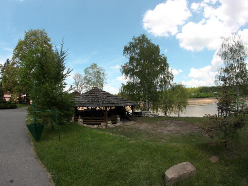 outdoor BBQ area