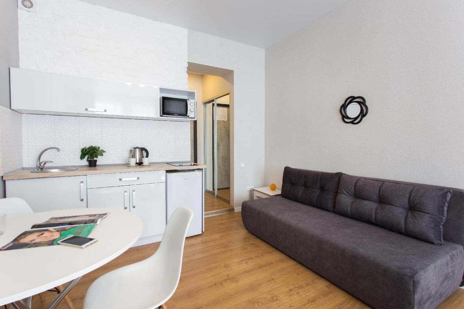 New studio near metro Yaroslava Mudroho, Universytet - Chernyshevska str 95-1 view 2
