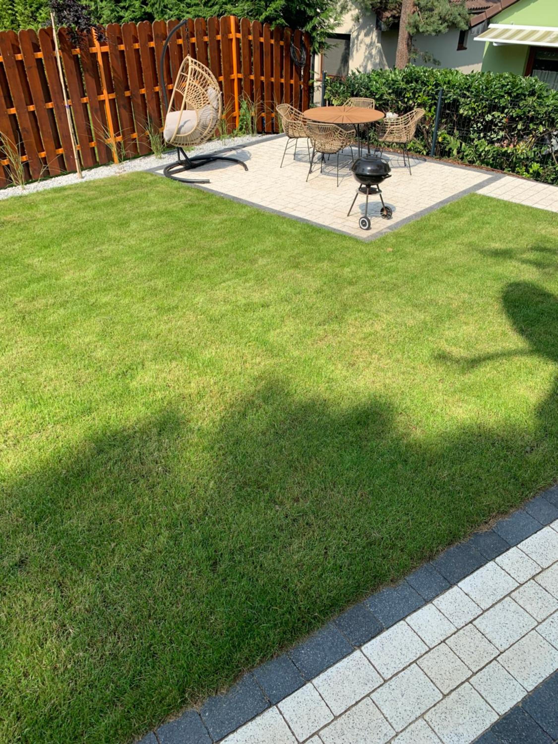 outdoor BBQ area