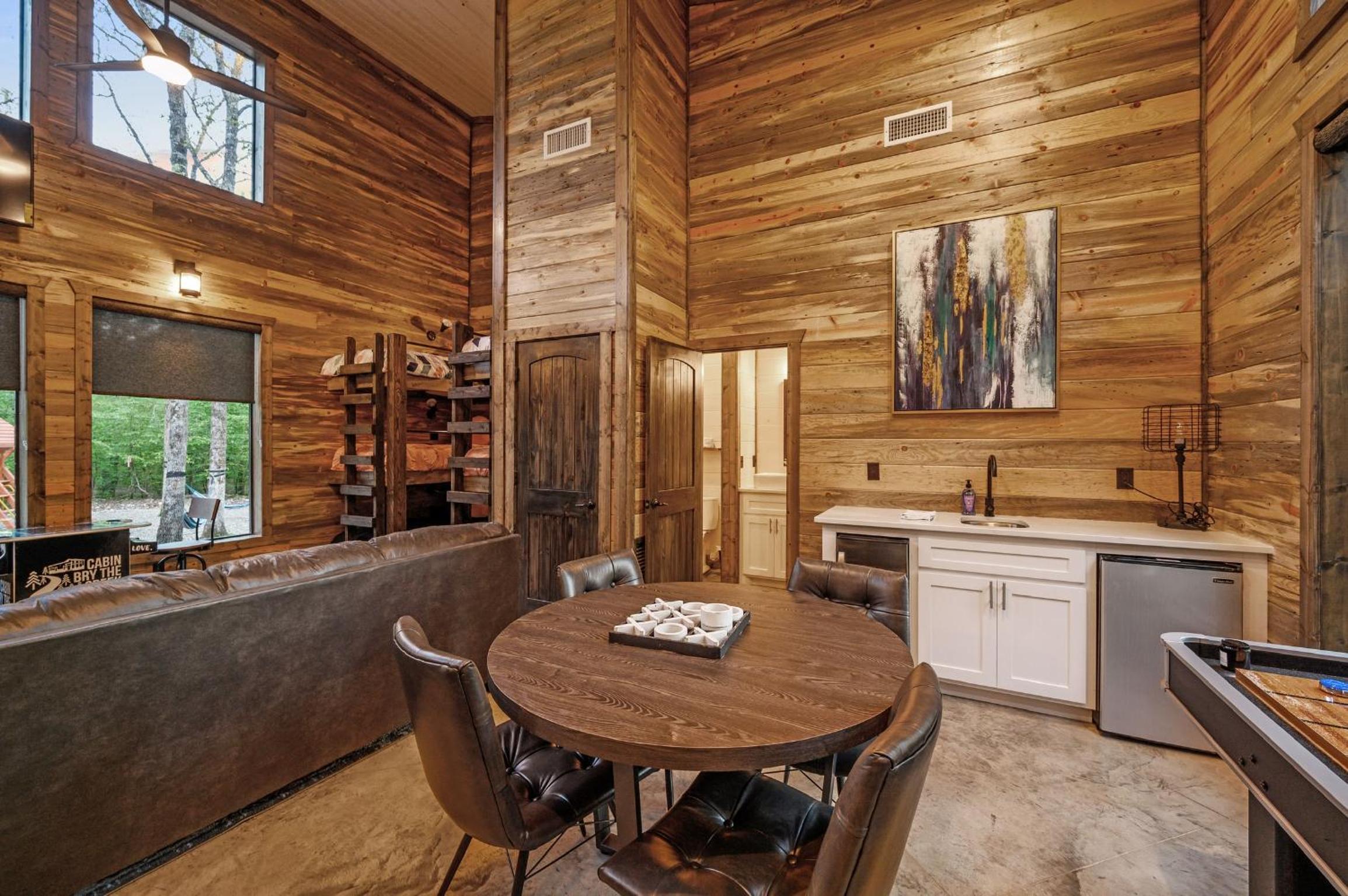 Brand NEW! Modern Luxury Family Cabin on a flowing creek in Broken Bow! view 4