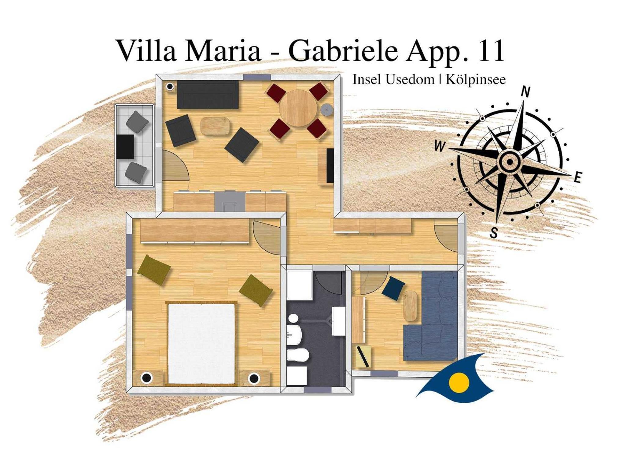 Villa Maria Gabriele Whg 11 view 3