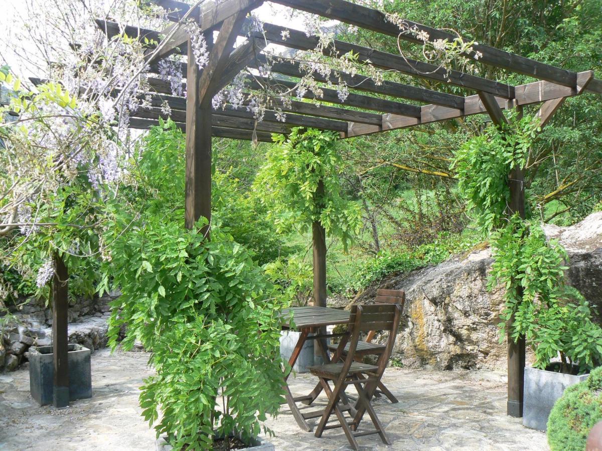 outdoor BBQ area
