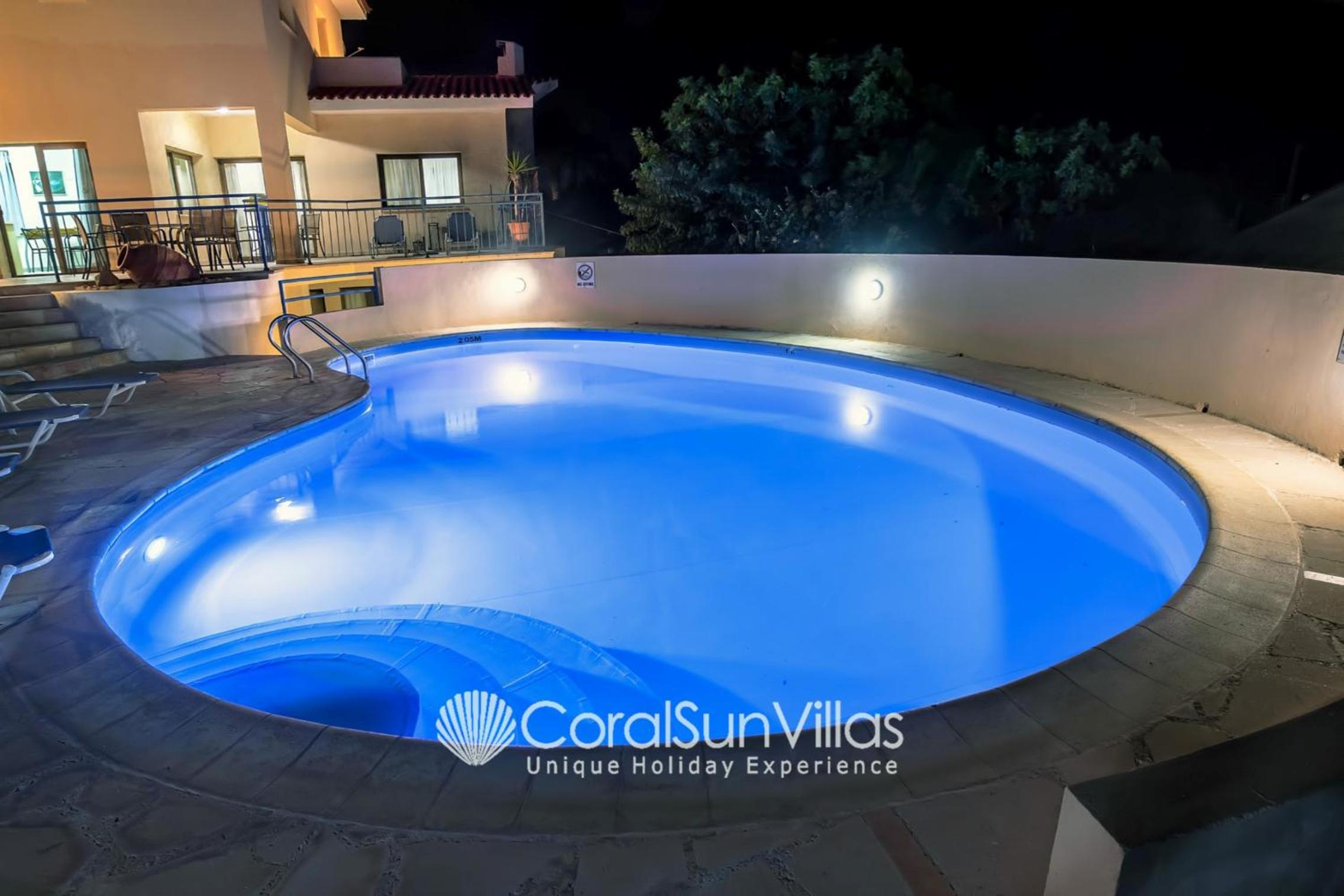 Large Pool Garden, Billiard, Peaceful Area, Near to the Sea, Coral Bay Paphos view 4