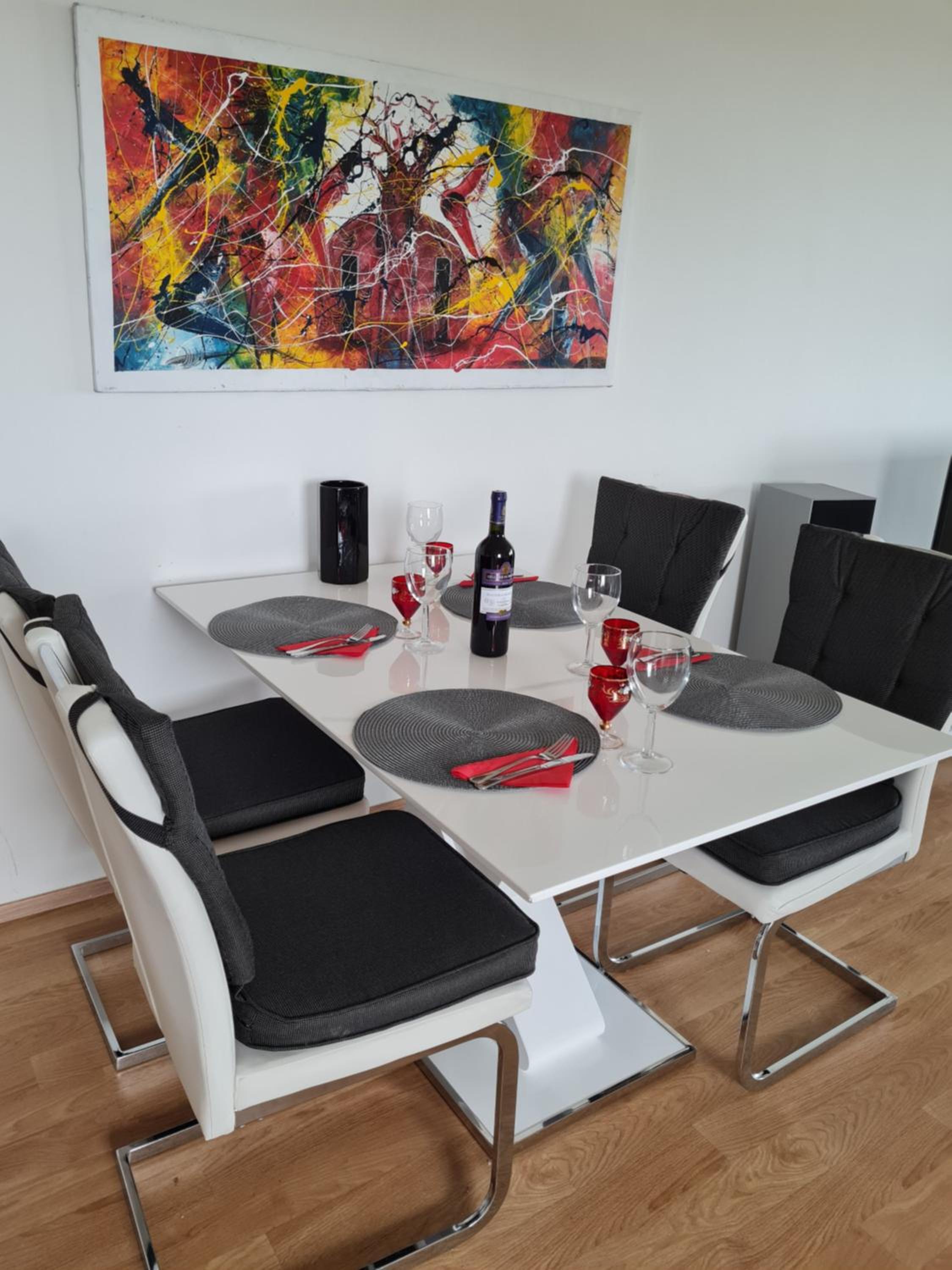 Spacious 3- rooms appartment with two terraces