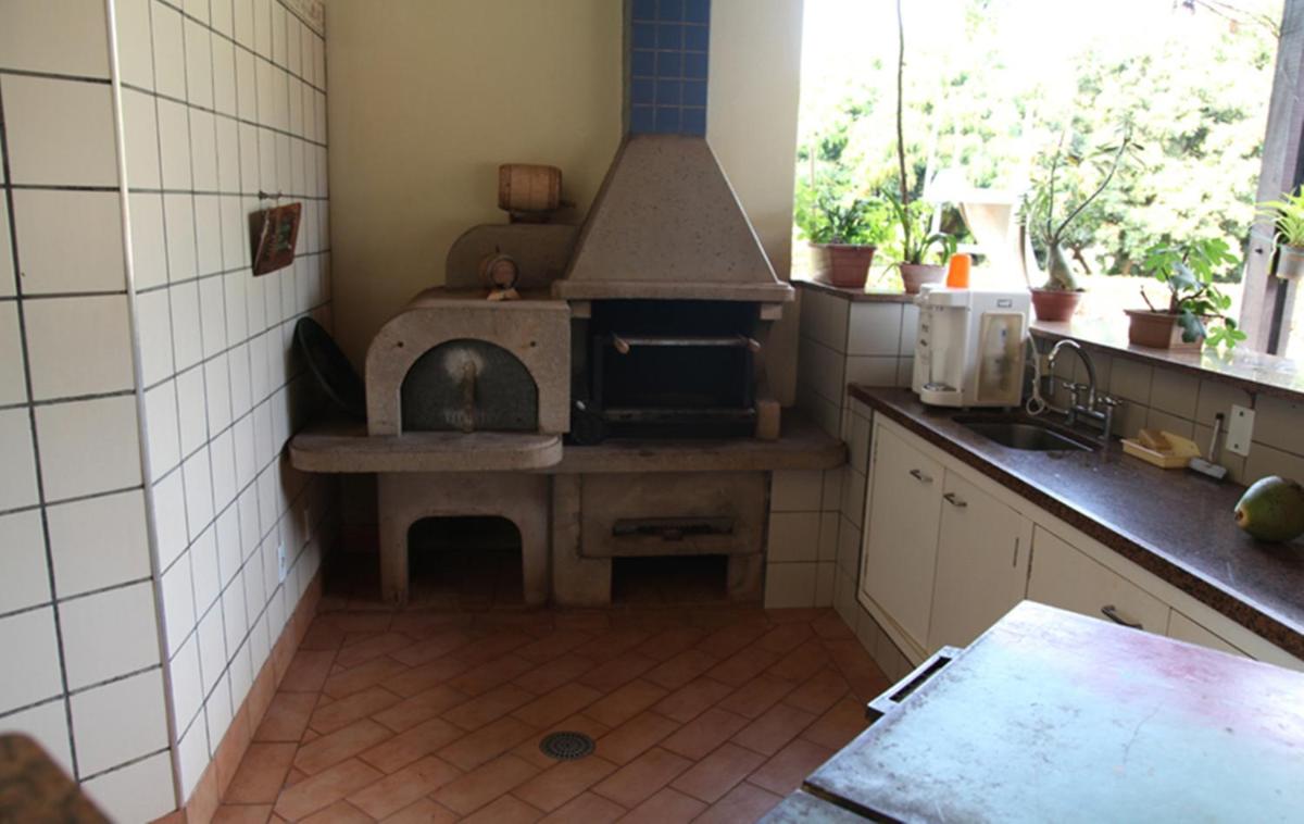 outdoor BBQ area