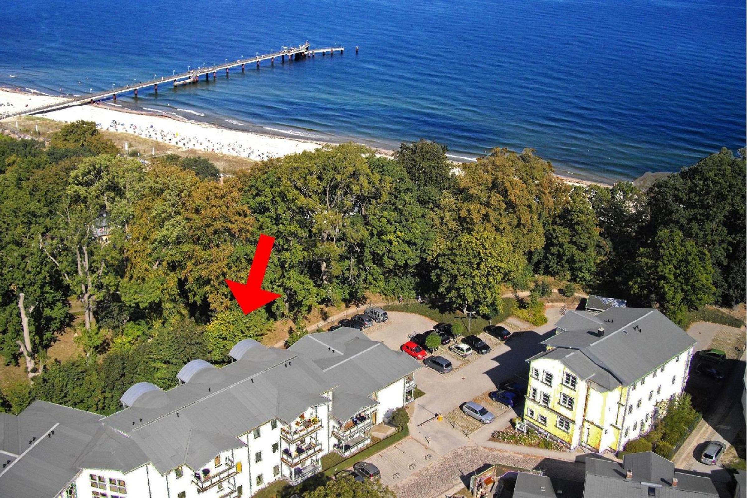 strandnah, strandnah, gratis Nutzung vom AHOI Erlebnisbad und Sauna in Sellin - Strandresidenz Brandenburg FeWo 22