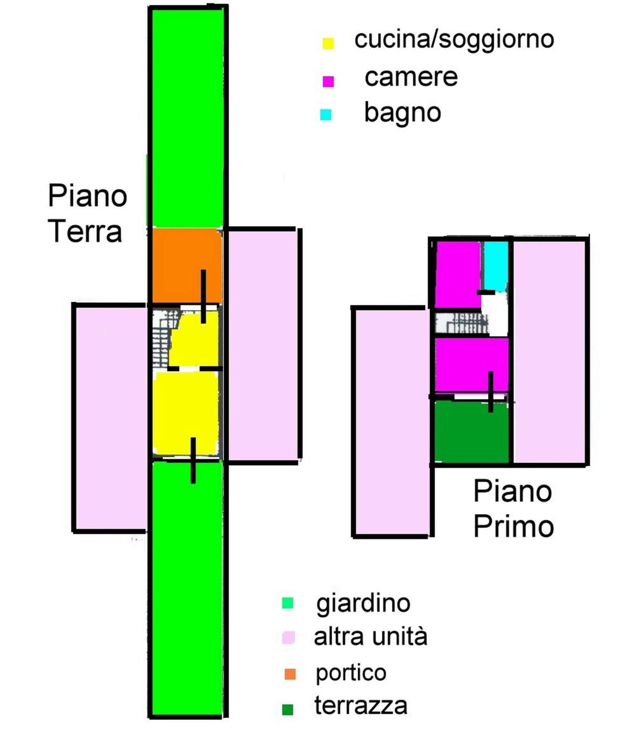 Terraced house with private garden