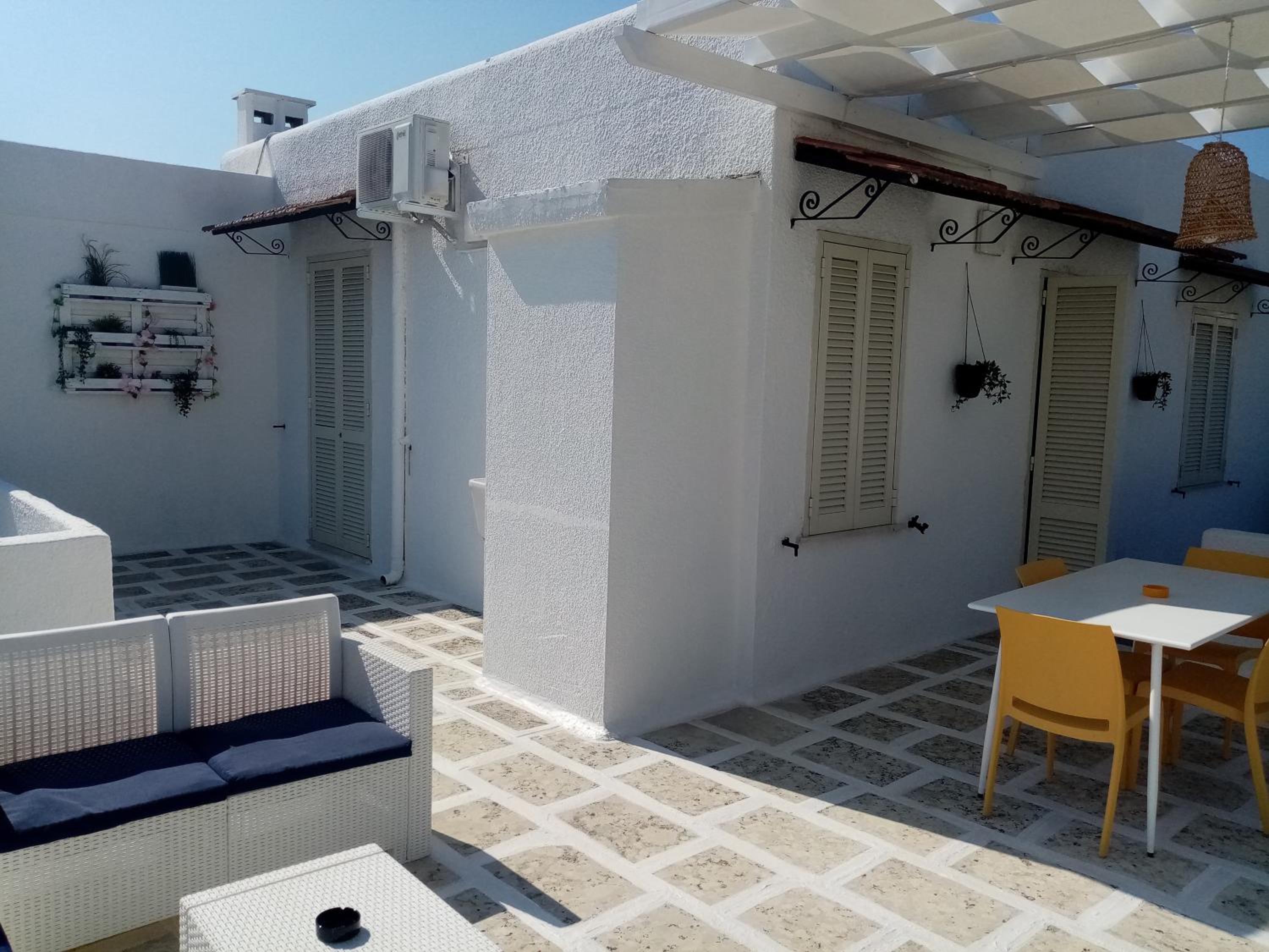 outdoor BBQ area