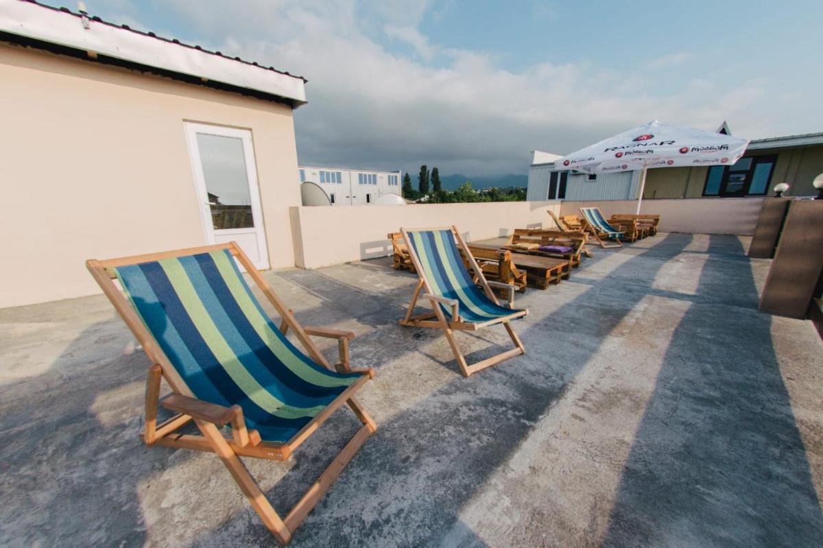 outdoor BBQ area
