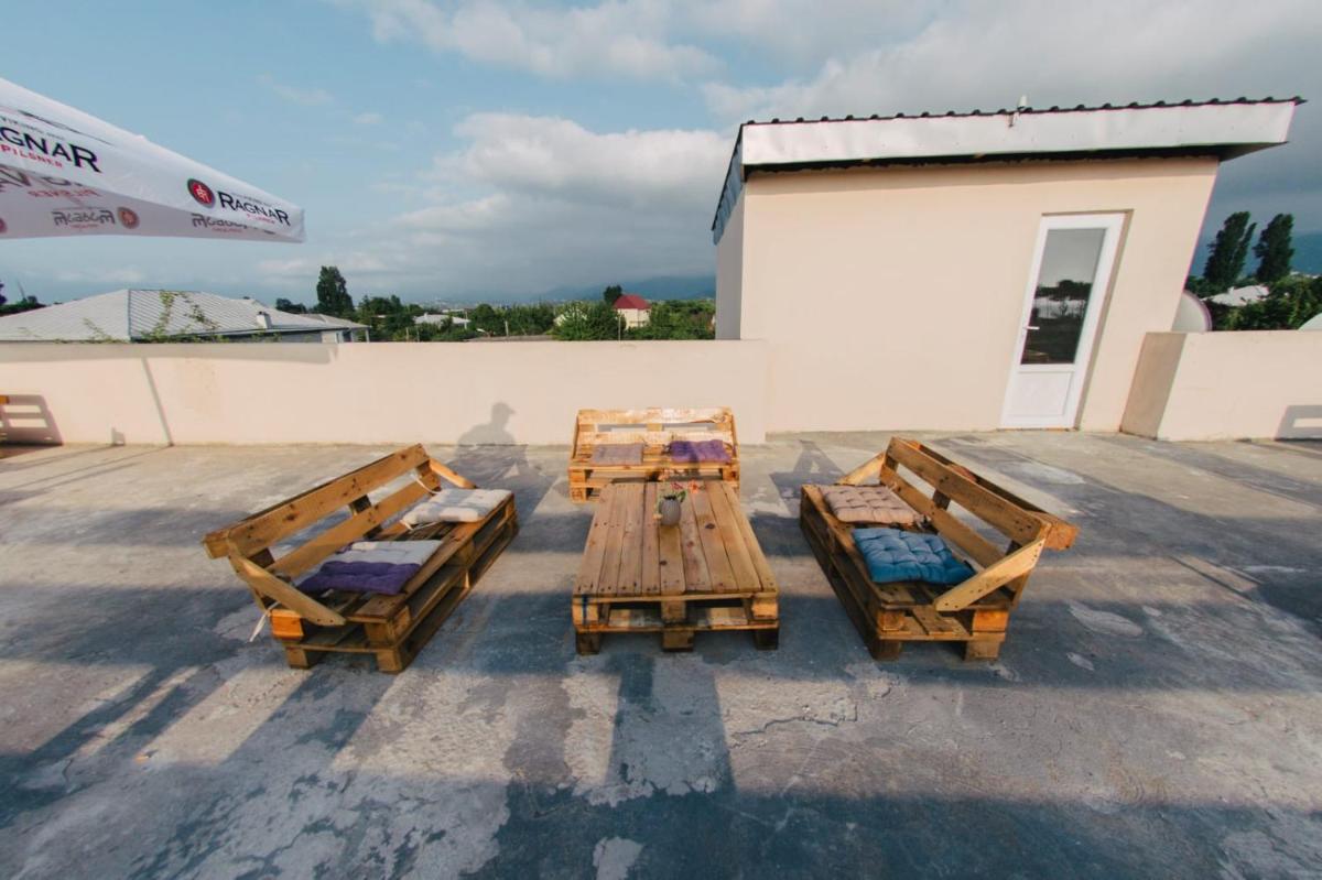 outdoor BBQ area