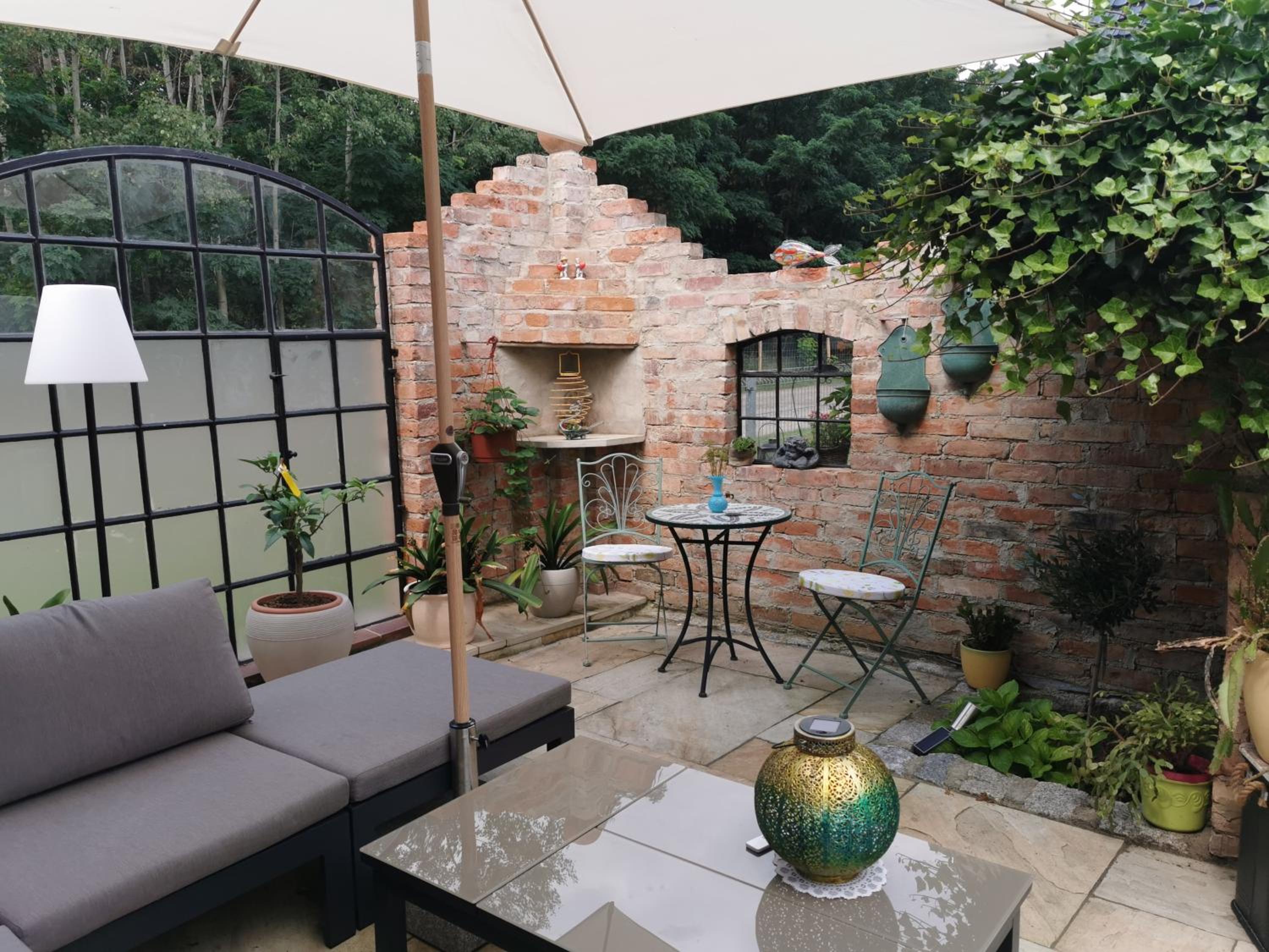 Ferienhaus mit mediterraner Terrasse