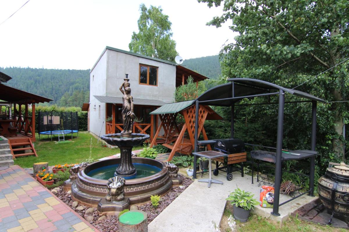outdoor BBQ area