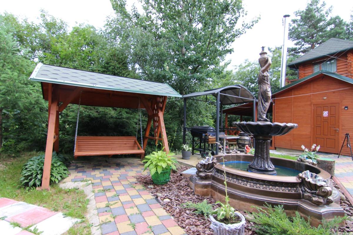 outdoor BBQ area
