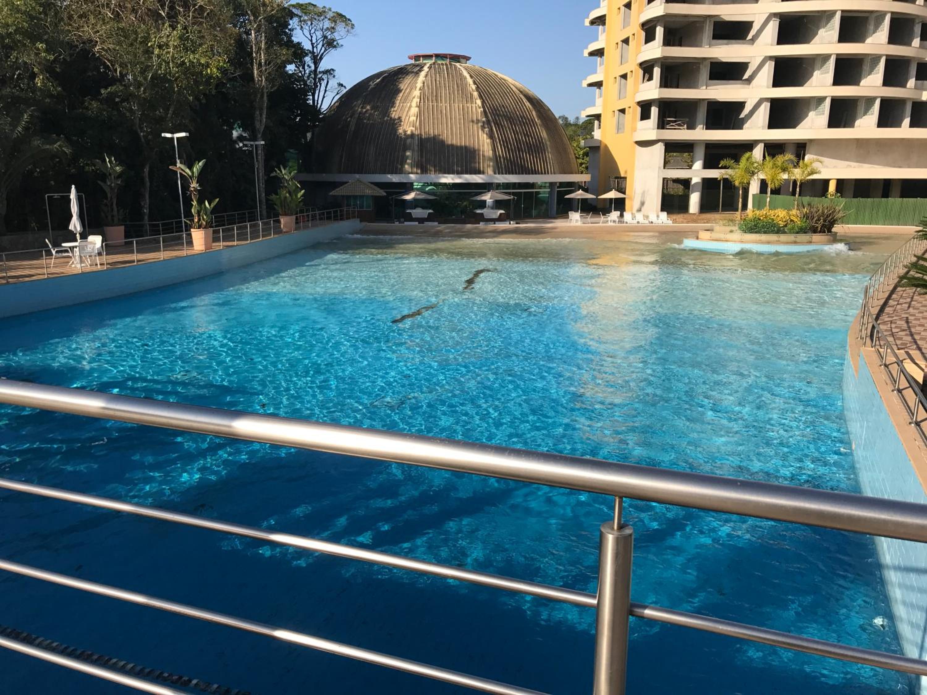 Belíssimo resort com águas termais