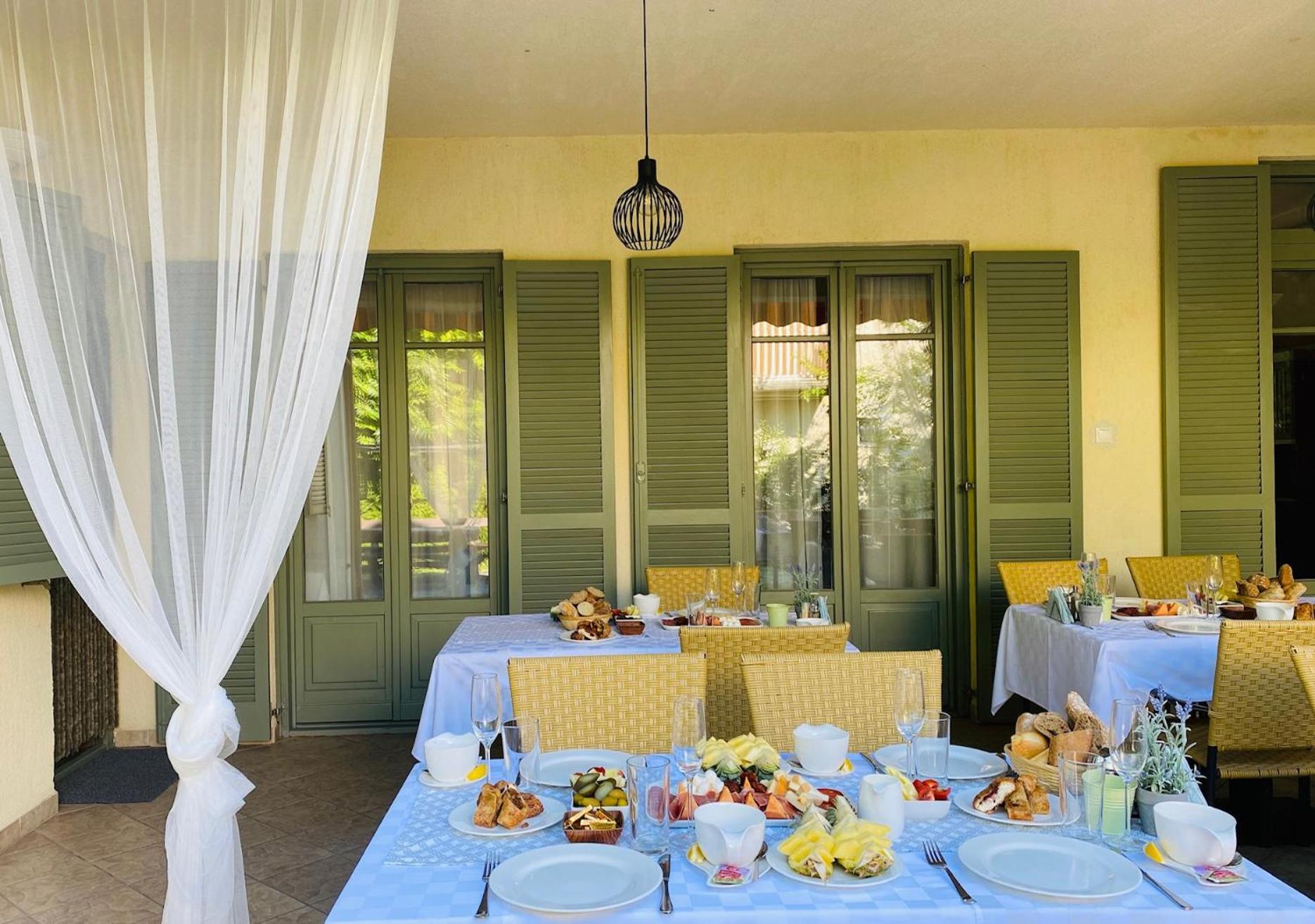 outdoor BBQ area