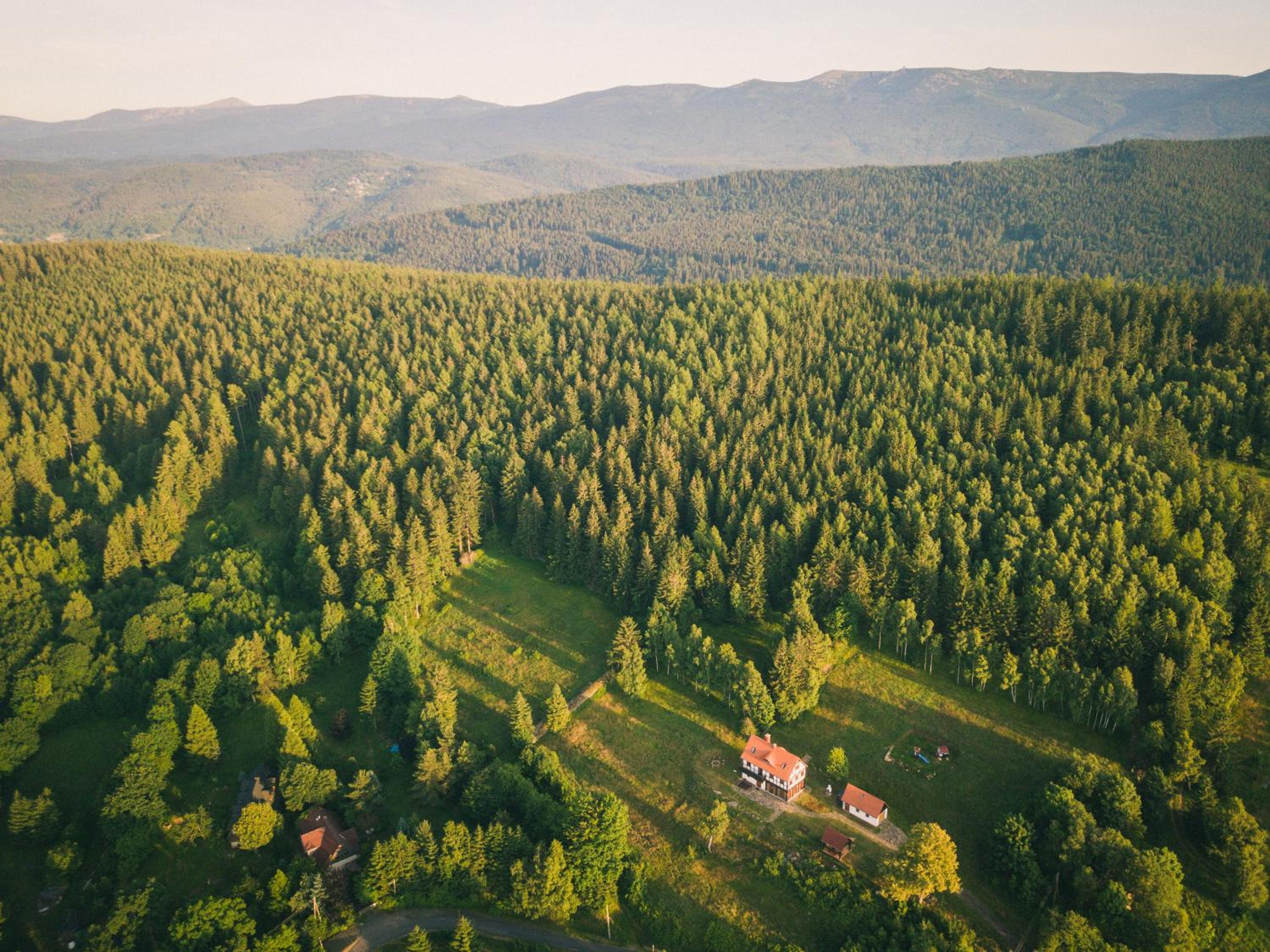 Izerski Horyzont - dom z balią w leśnej perspektywie view 4