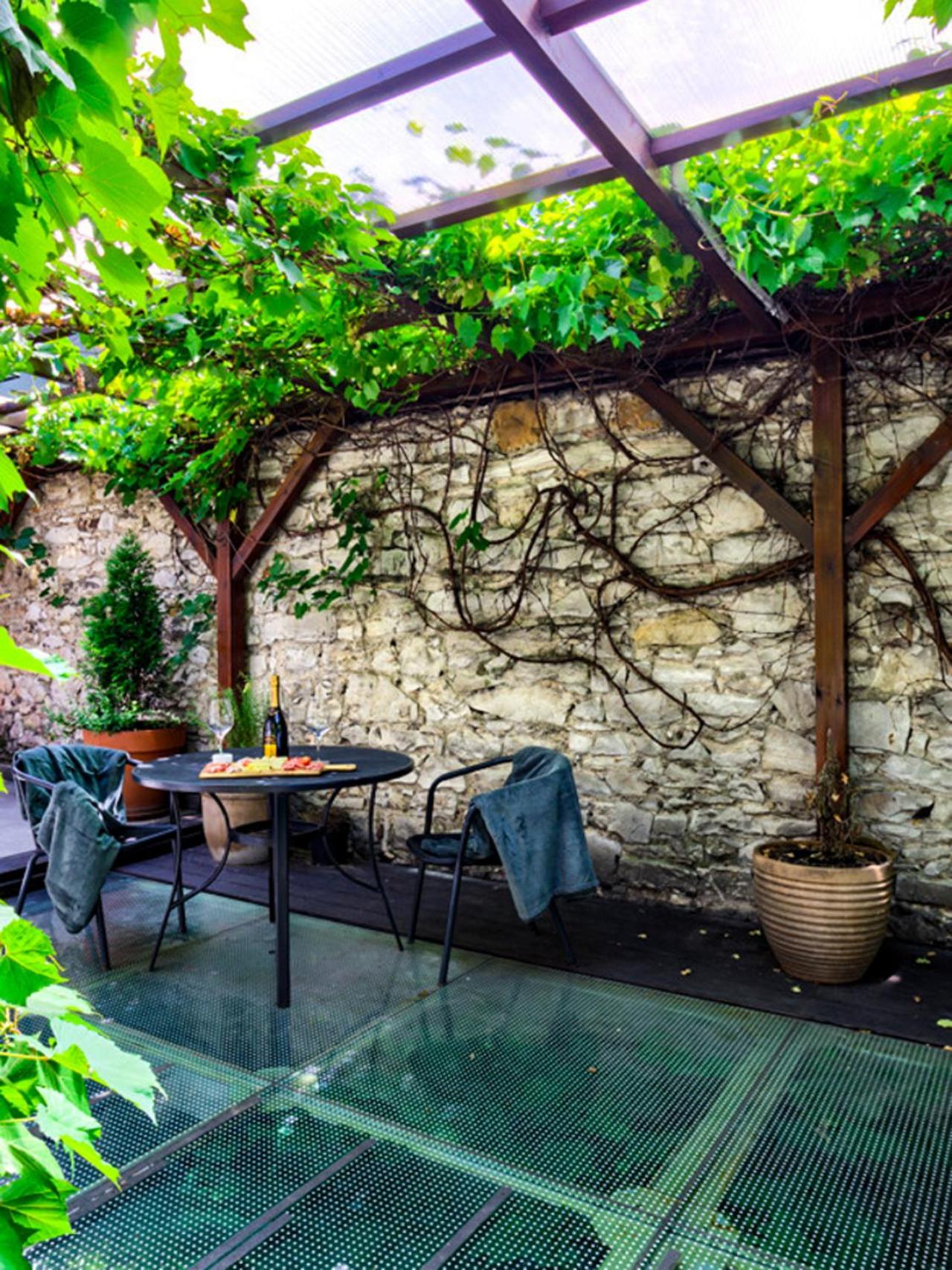 outdoor BBQ area