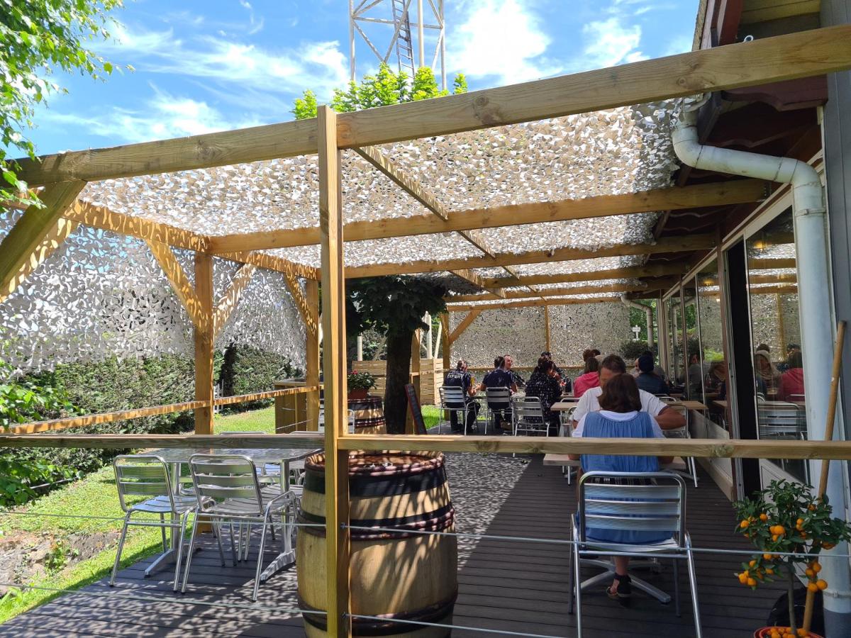 outdoor BBQ area