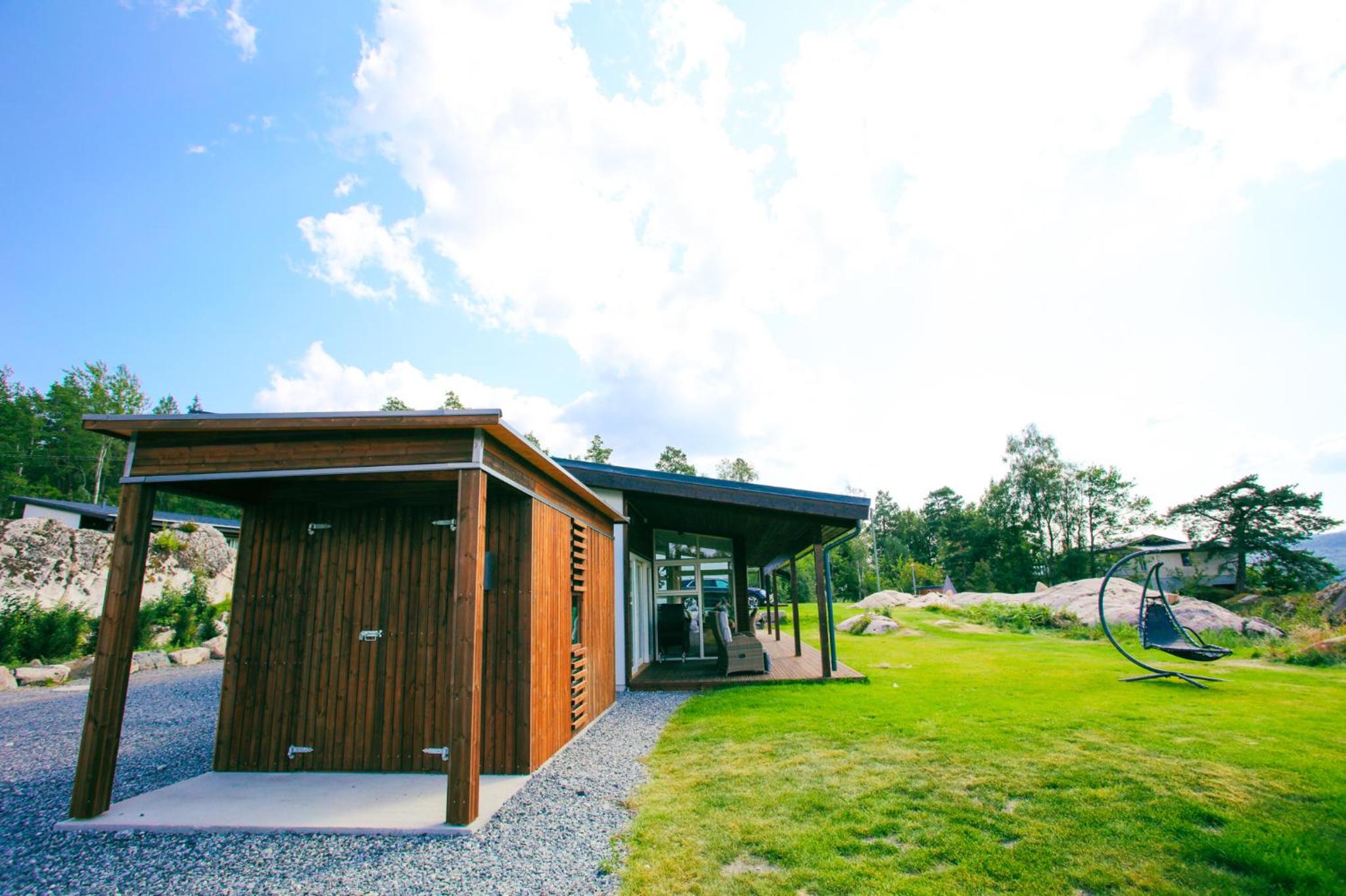 Modern cabin with a panoramic view of the Oslo Fjord view 5