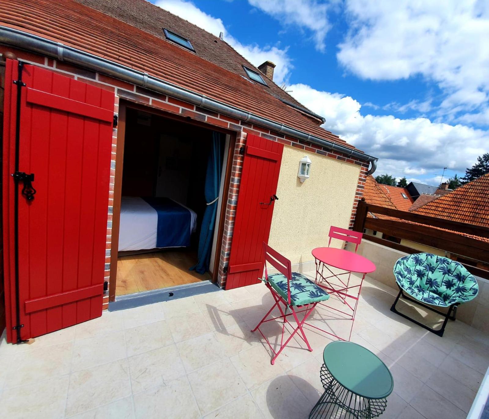 outdoor BBQ area