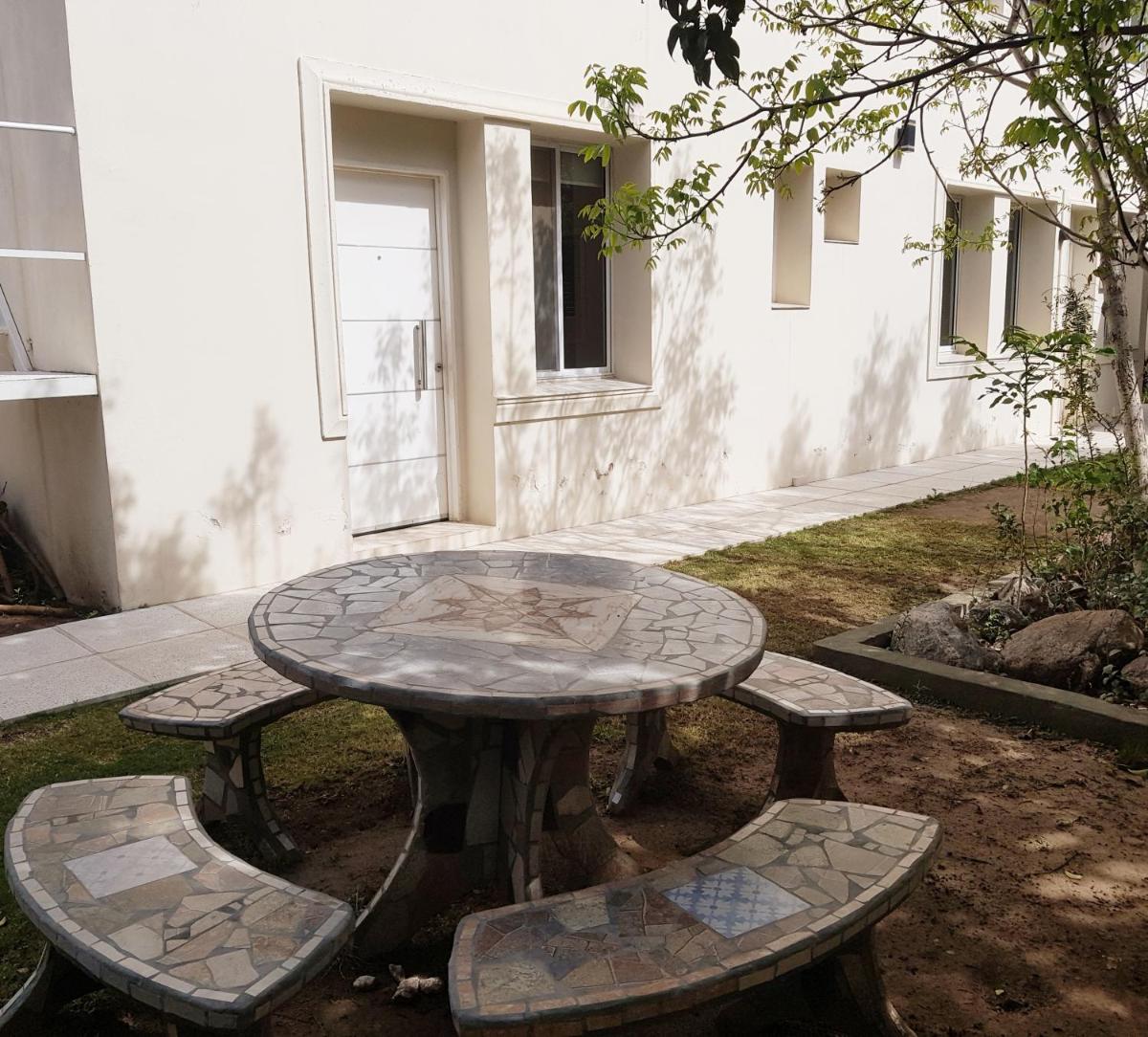 outdoor BBQ area