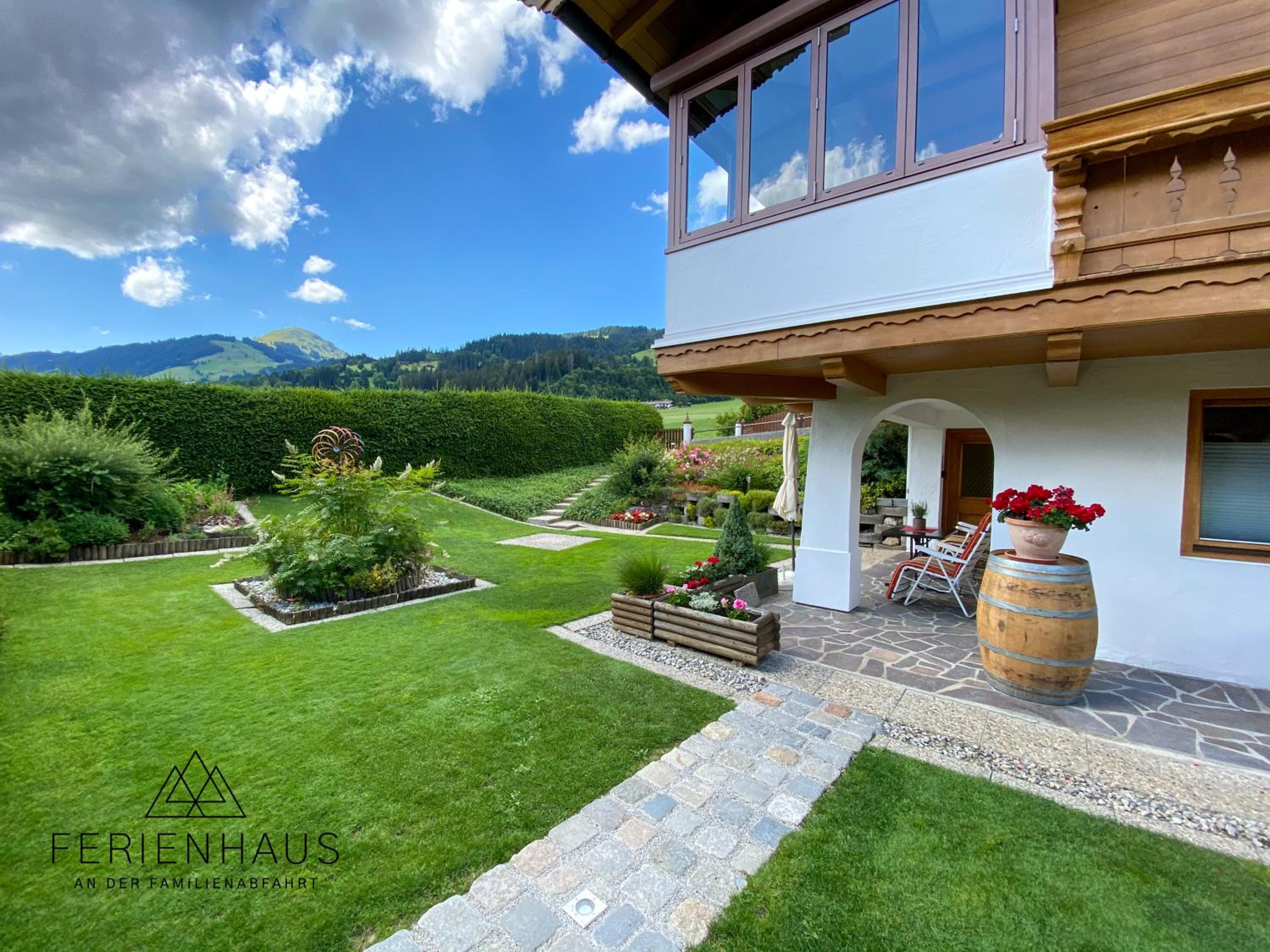 Gartenwohnung an der Familienabfahrt