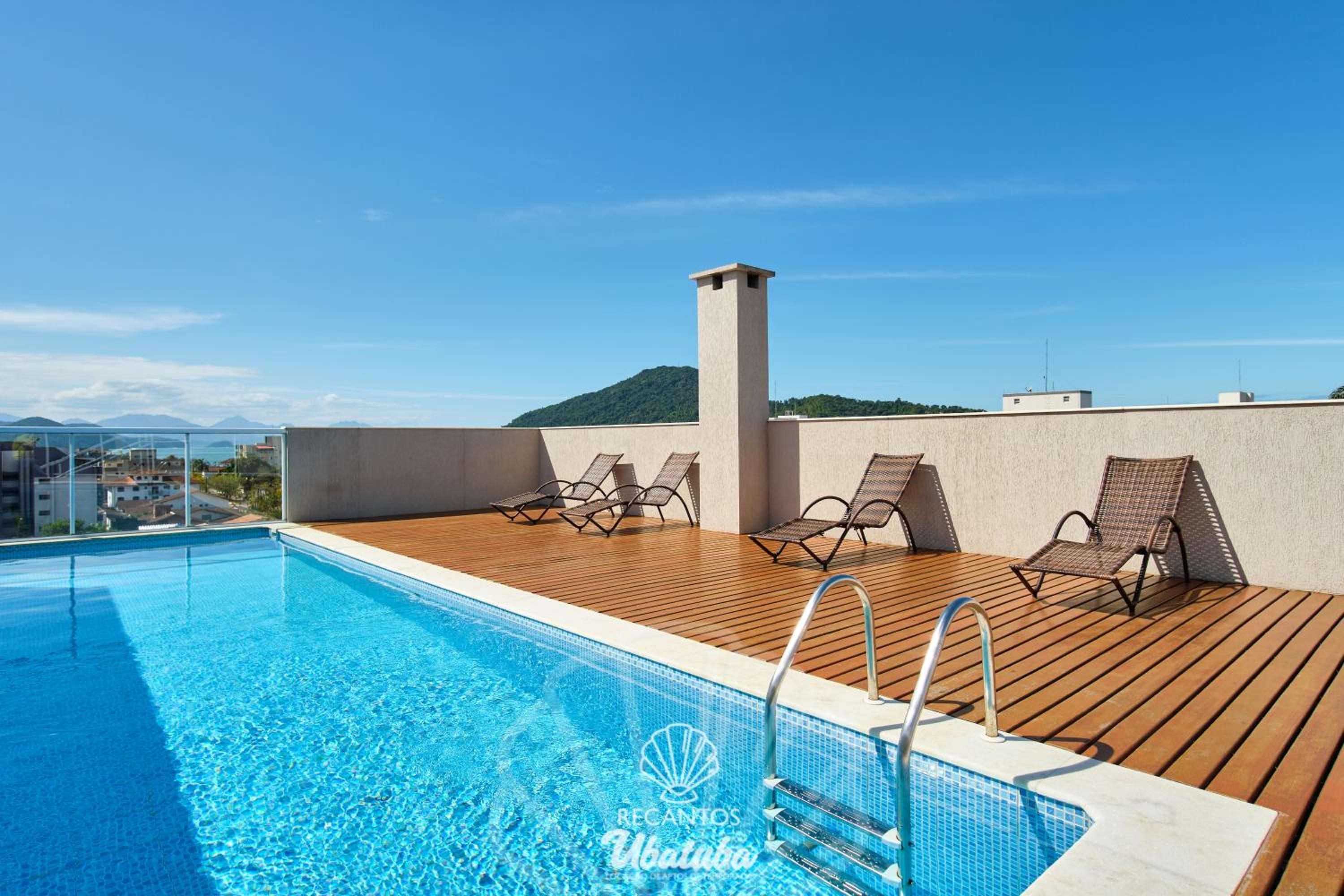 Hotel Estúdio MODERNO, com churrasqueira, Wifi, AC e Piscina, no Itaguá em Ubatuba, RECANTO 113 - Image 1