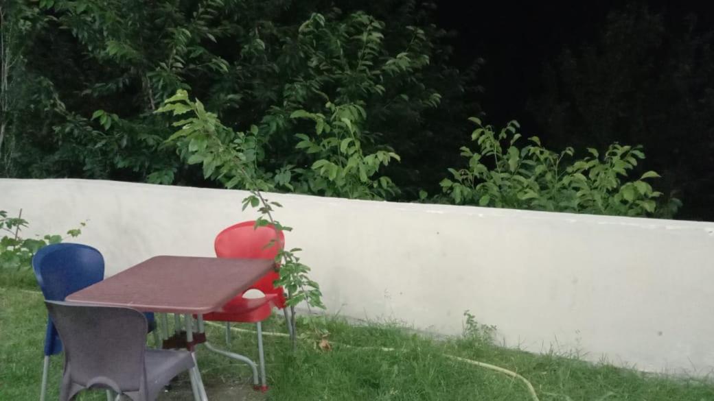 outdoor BBQ area