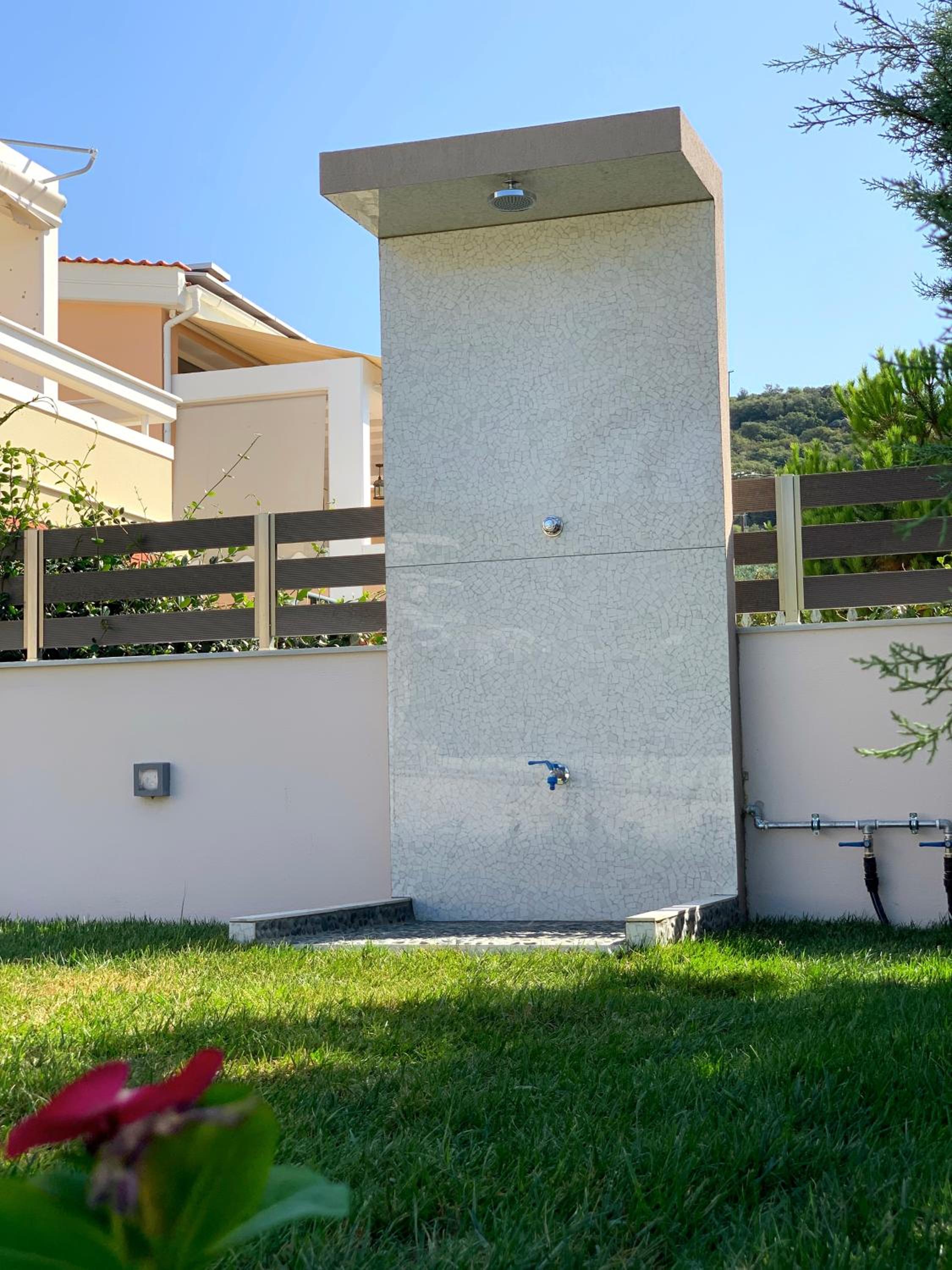 outdoor BBQ area