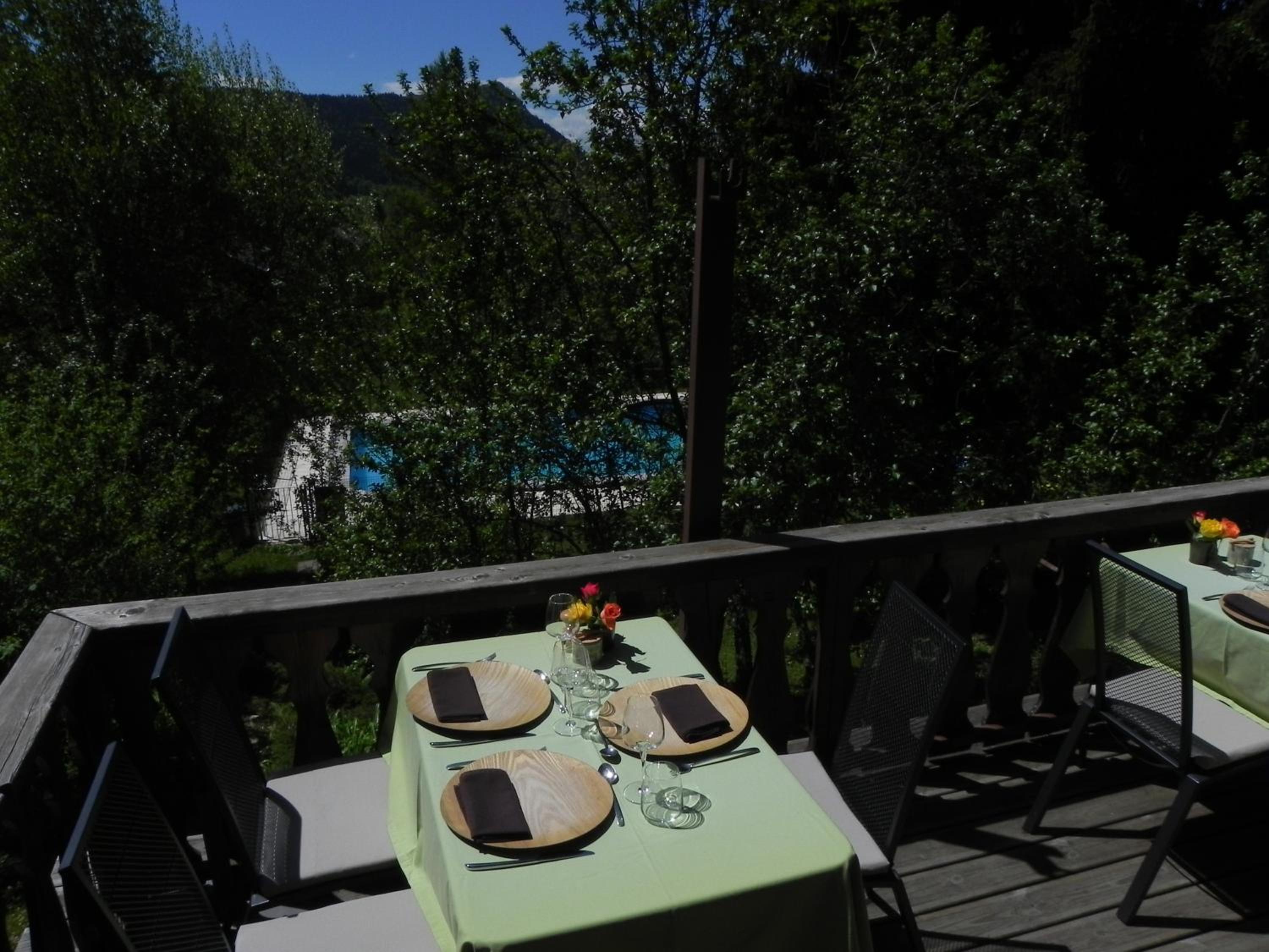 outdoor BBQ area