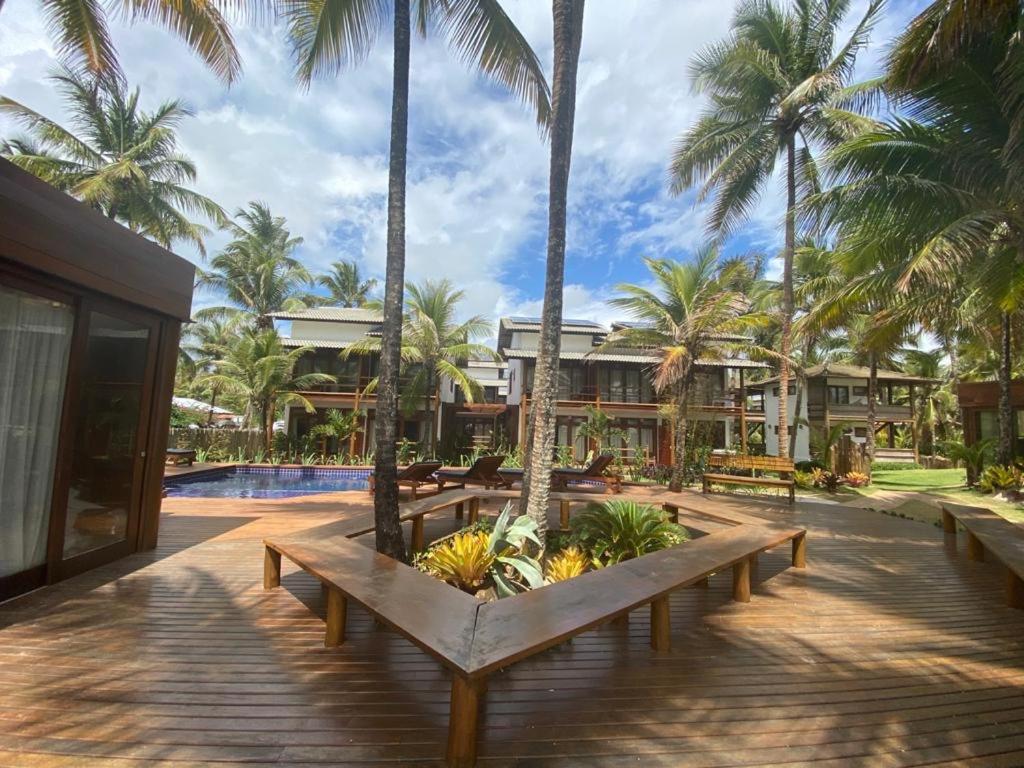 Maraú Beach House Flat 107 pé na areia - Dreamland Apart Taipú de Fora Barra Grande-BA
