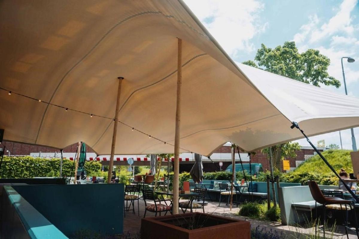 outdoor BBQ area