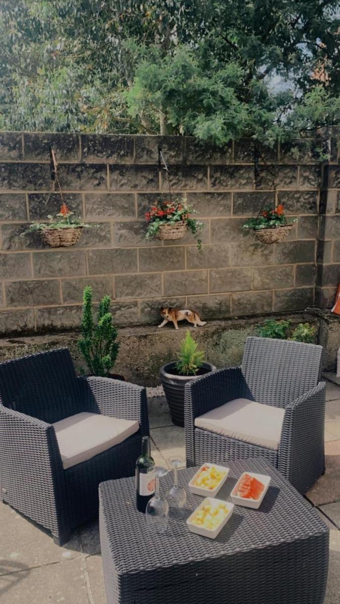 outdoor BBQ area