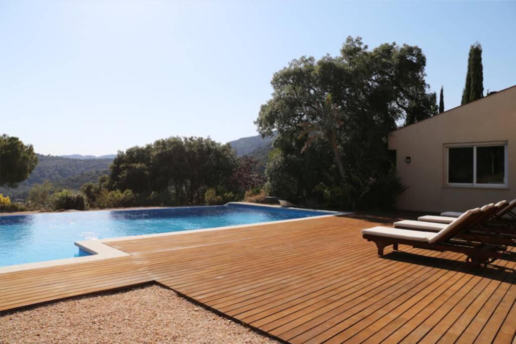 Mediterranean villa with pool near barcelona